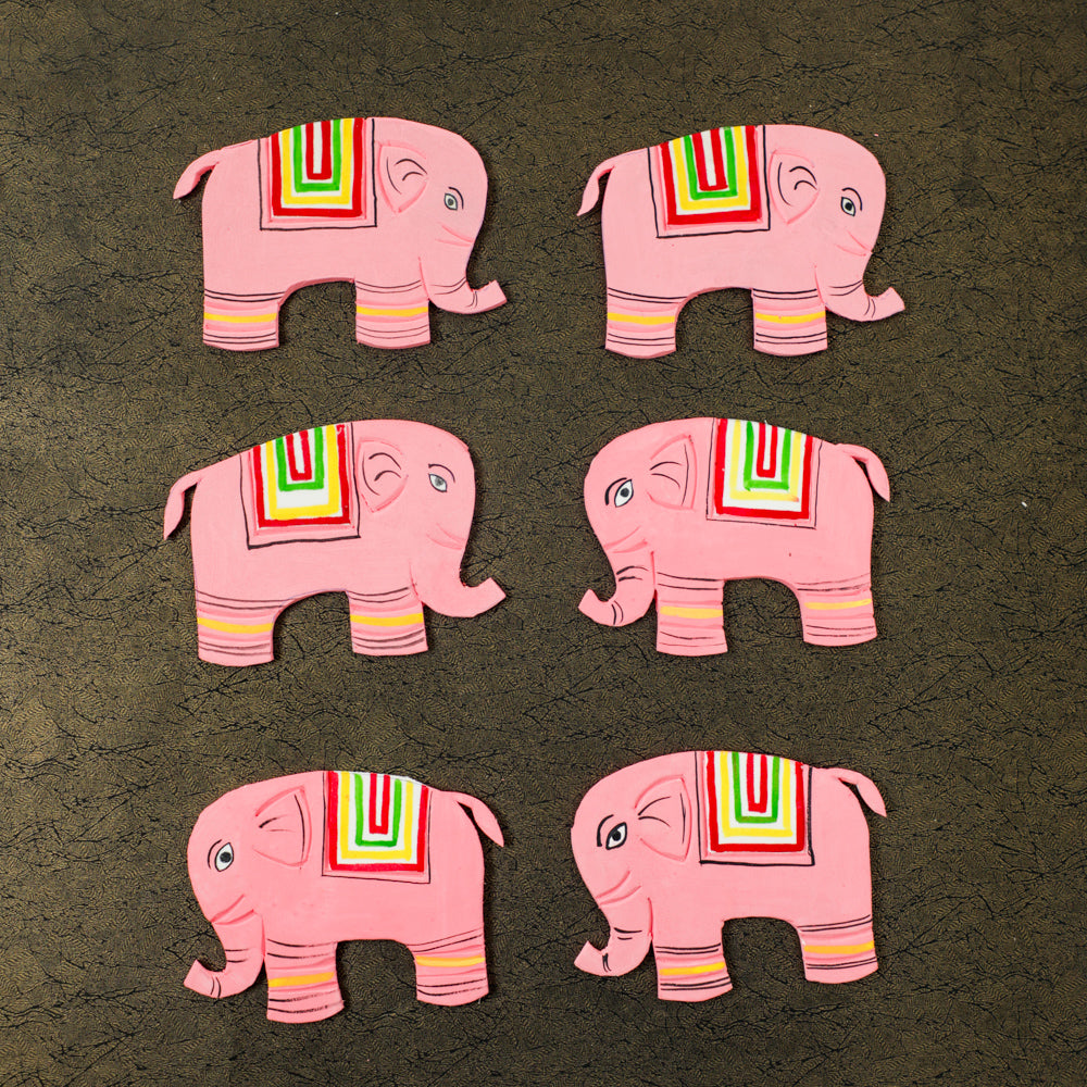 Elephant traditional cutouts for indian pooja ceremonies
