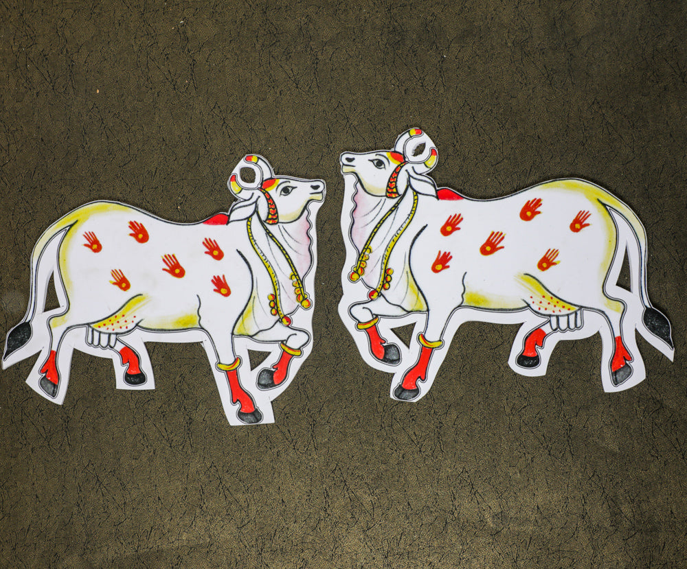 Traditional Cow Cutouts for Pooja decorations