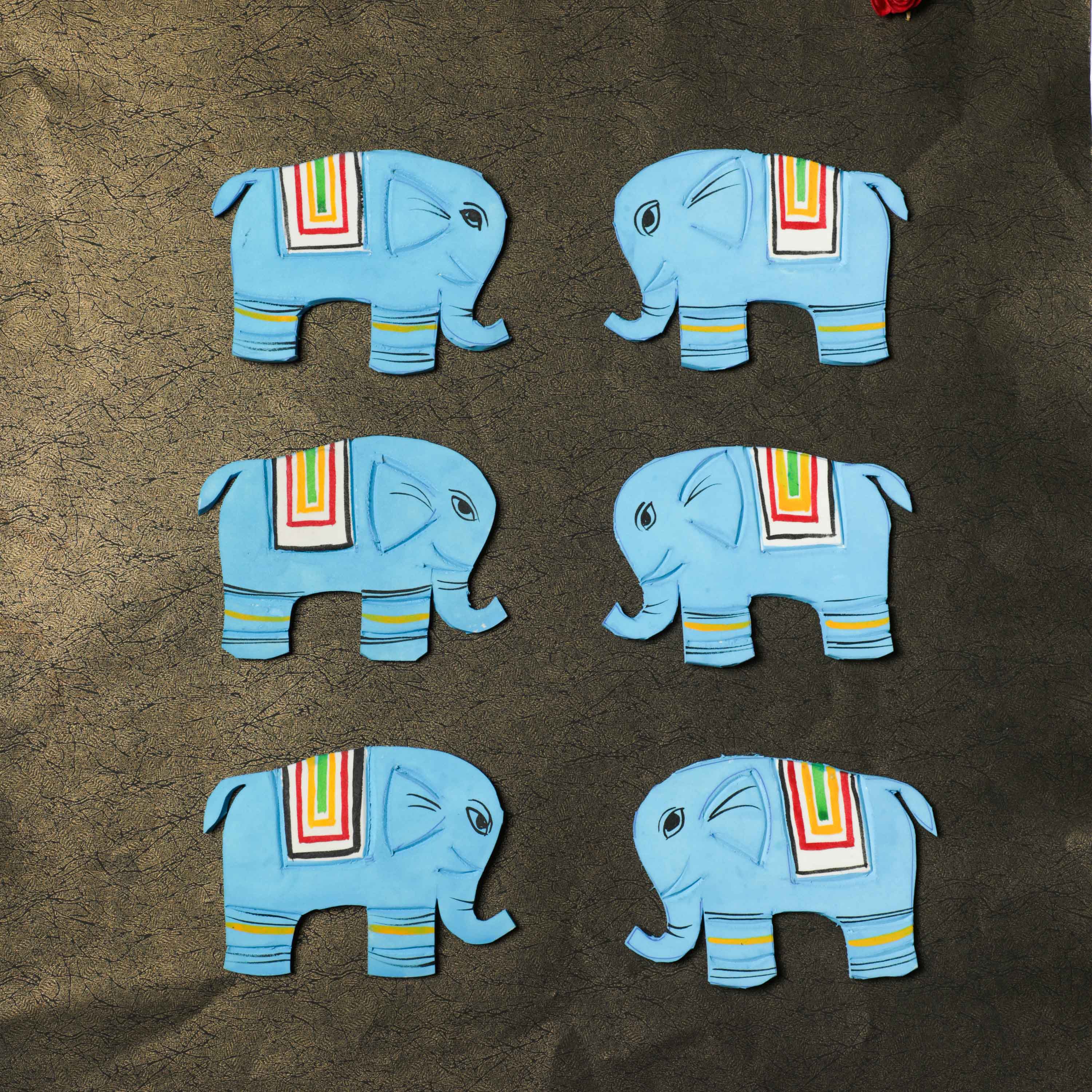 Elephant cutouts for Indian traditional decor