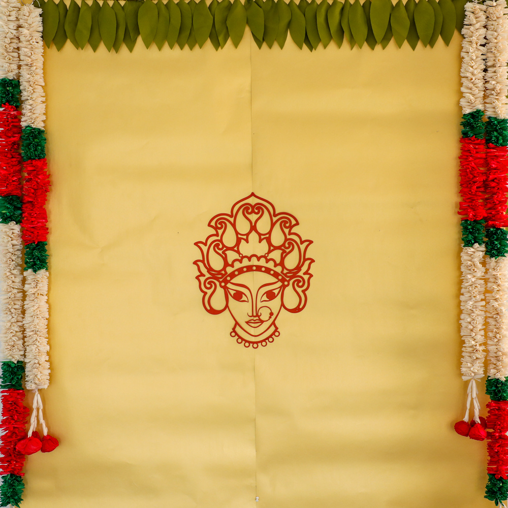 Traditional Durga Cutouts for Dussehra Celebration Decor