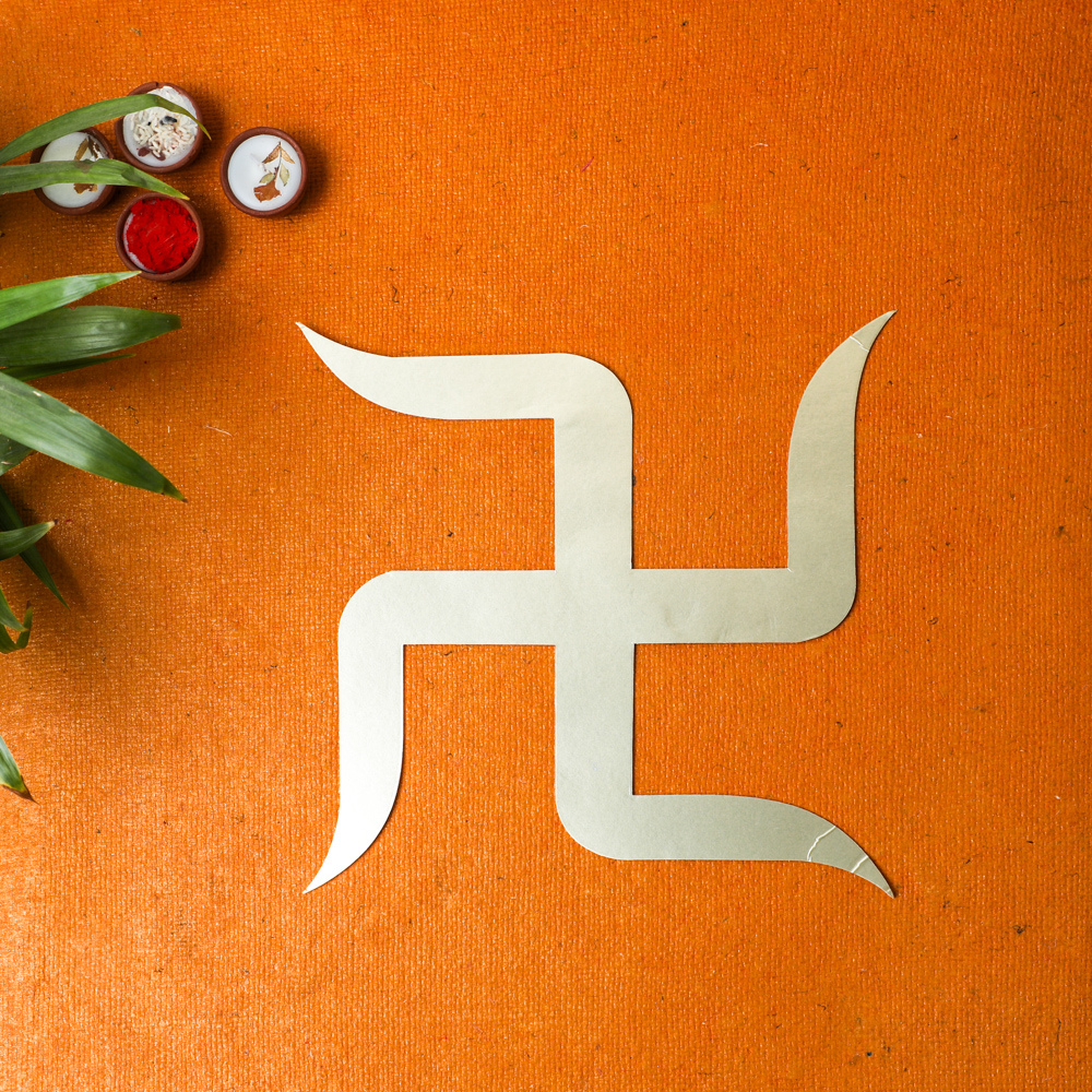 Swastik Indian Symbol Cutouts for Indian Pooja Decorations