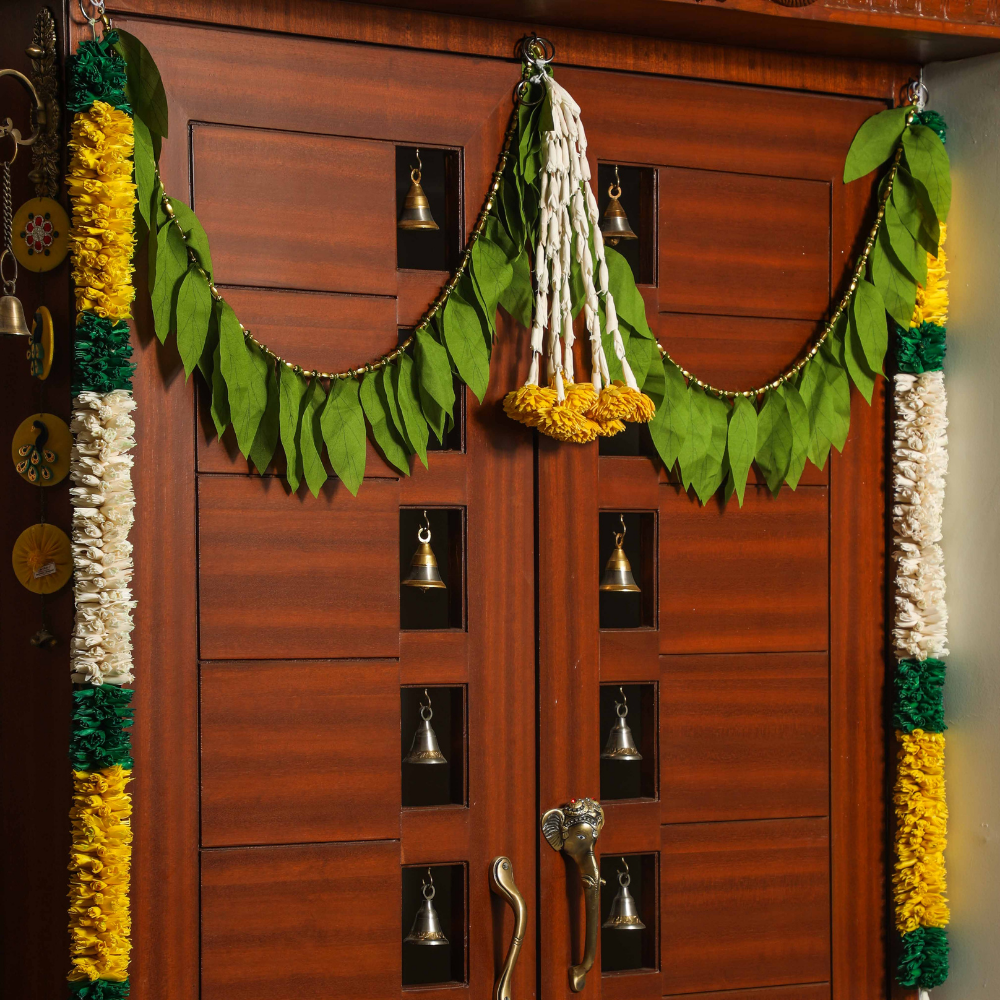 Floral Hangings for entryway and pooja room decor