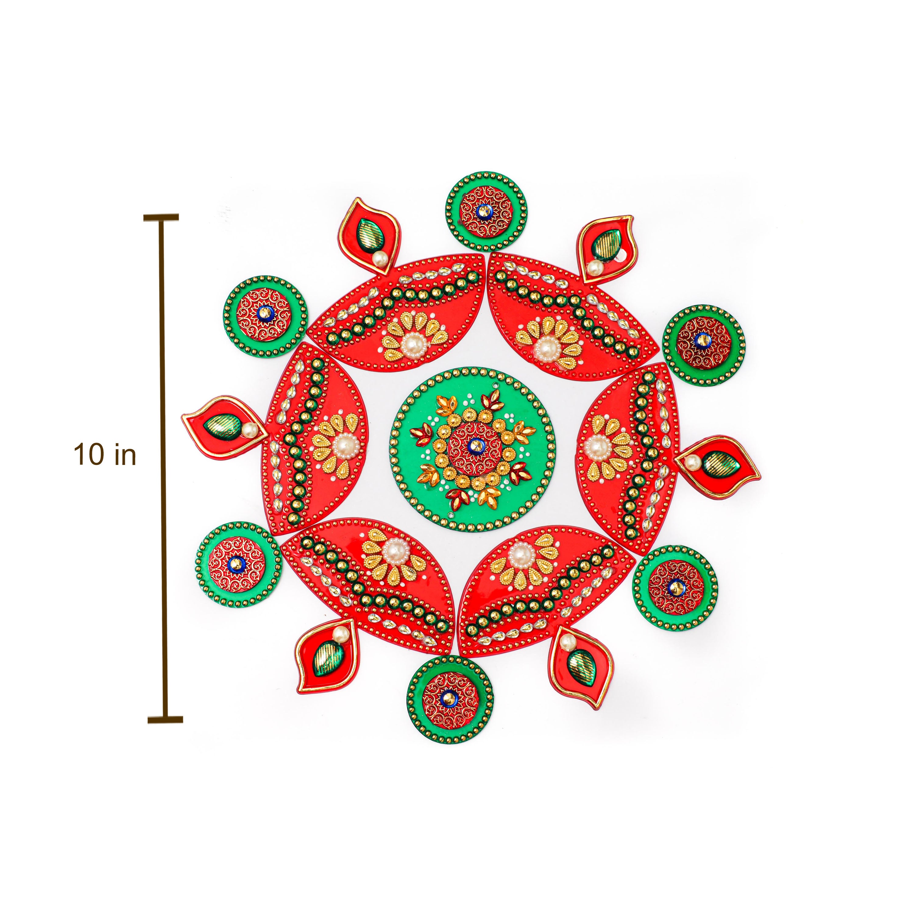 Traditional Indian Rangoli for Indian Pooja and Festive Rituals