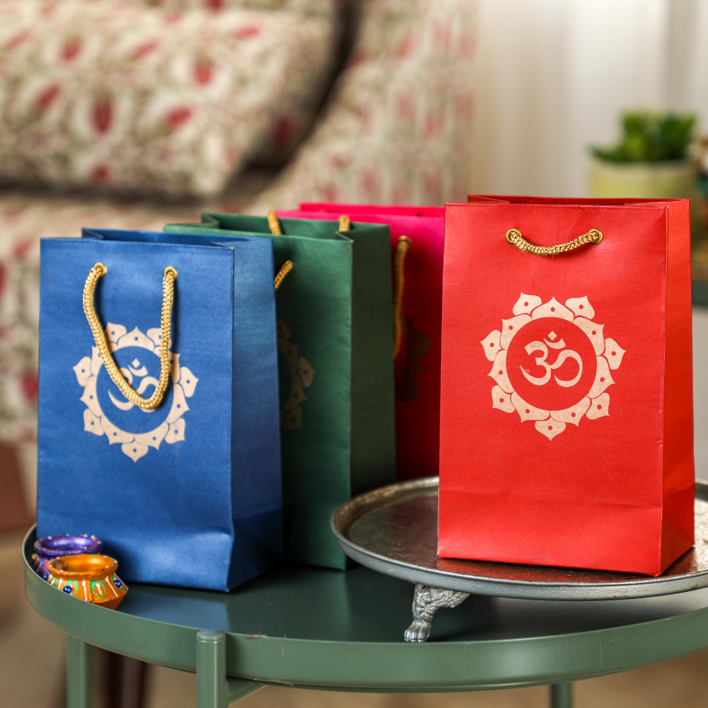 Printed Gift Wrapping Bags