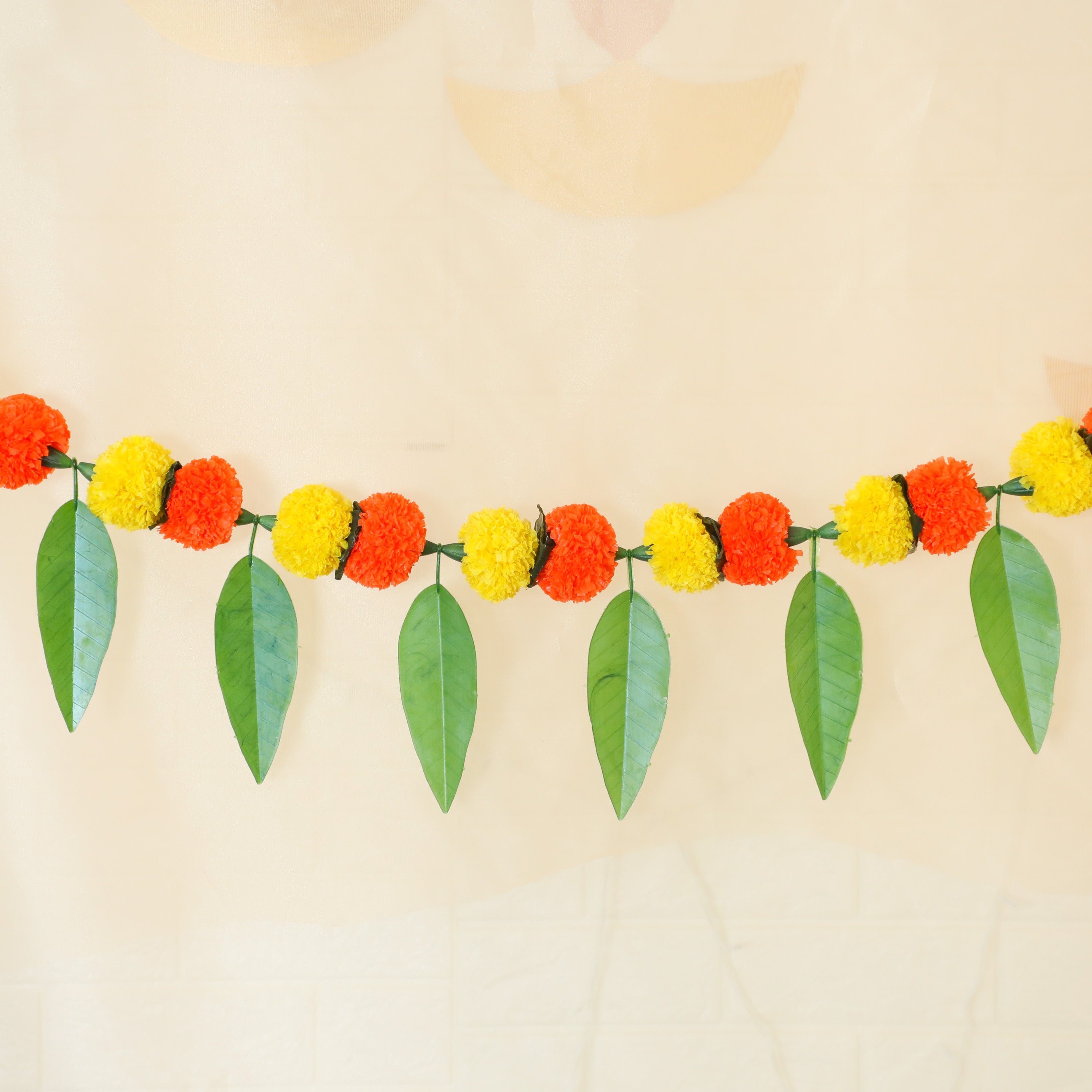 Traditional Indian entryway decor toran