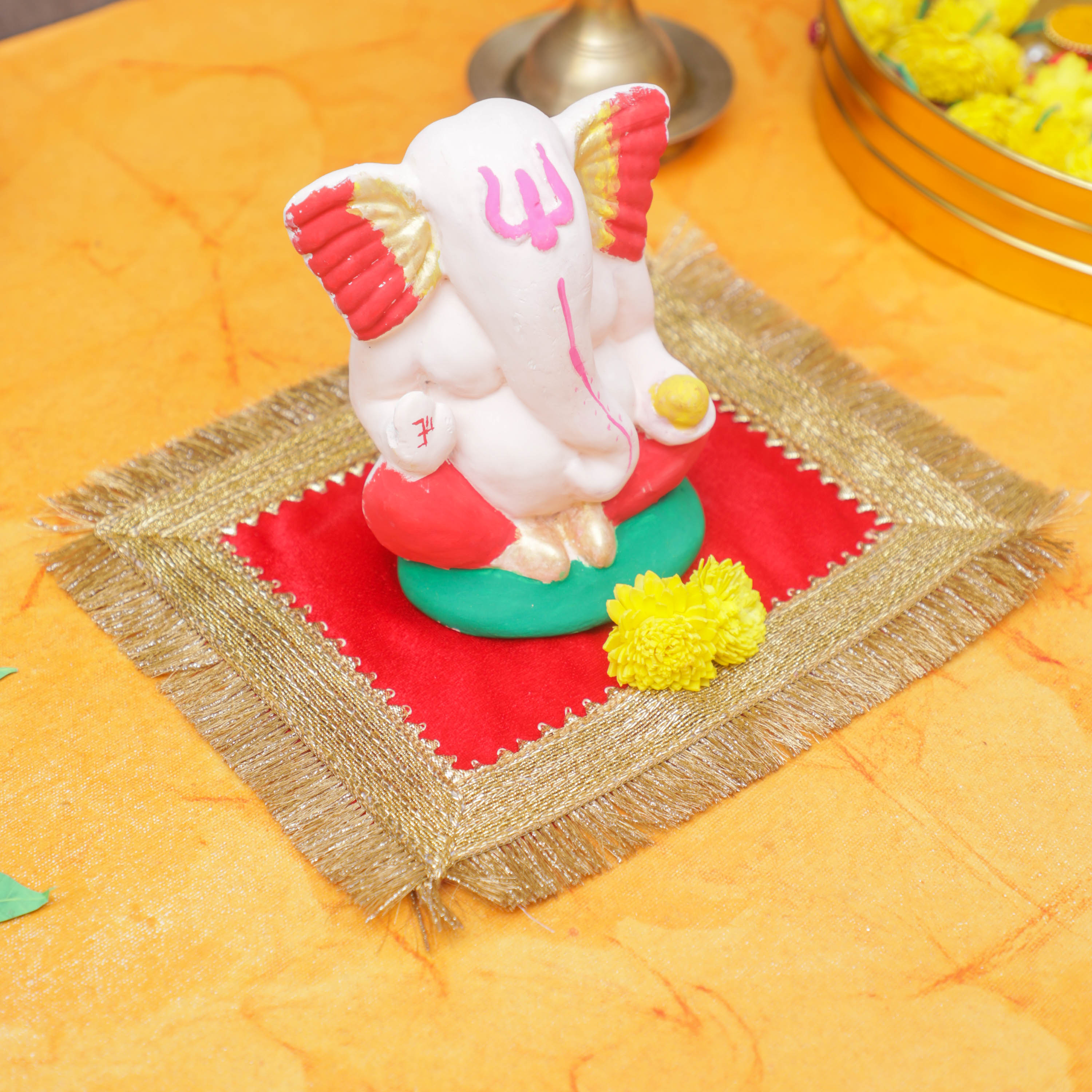 pooja aasan mat for placing god idols