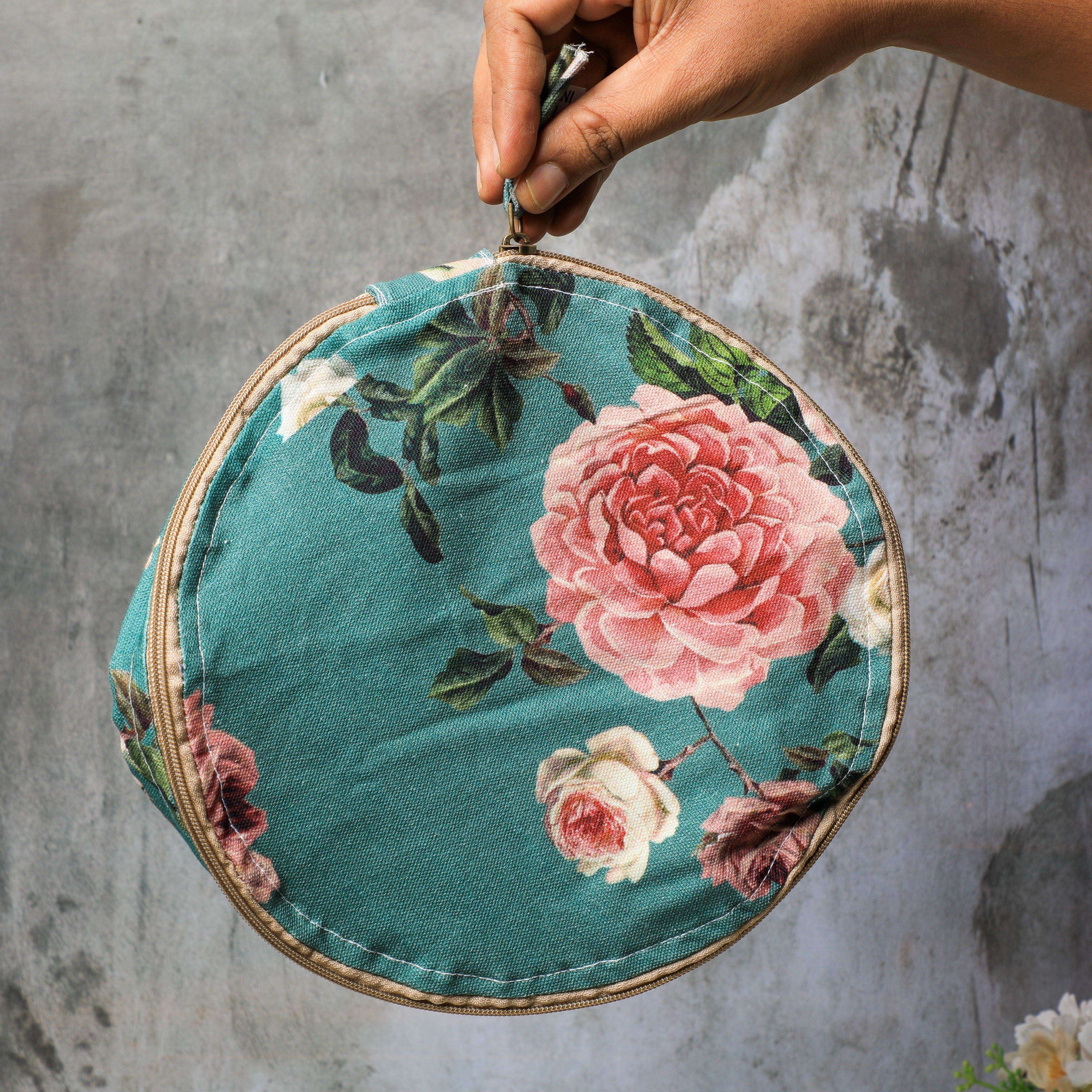 Cotton Cloth Casserole with Zipper