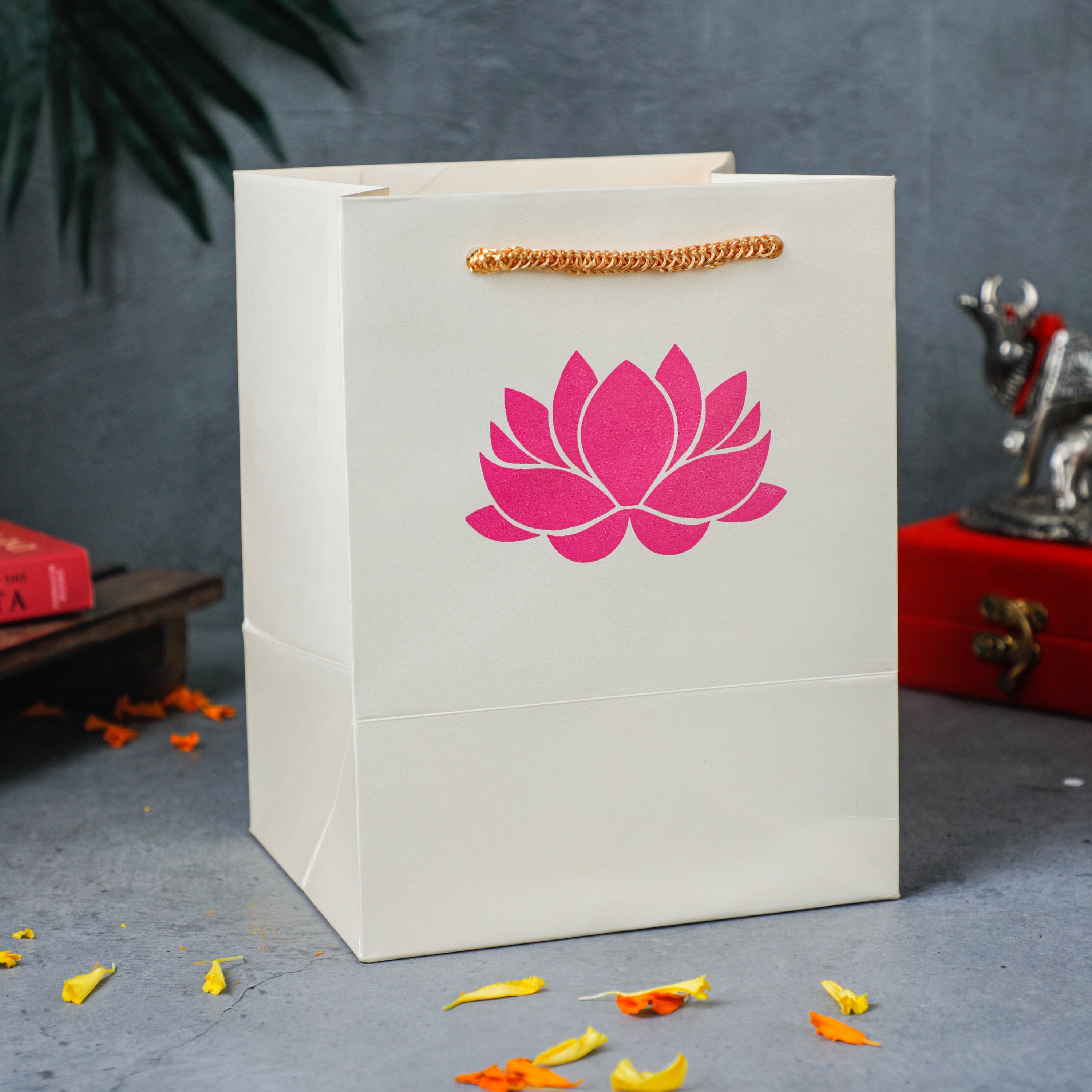 Lotus printed Gift Bags 