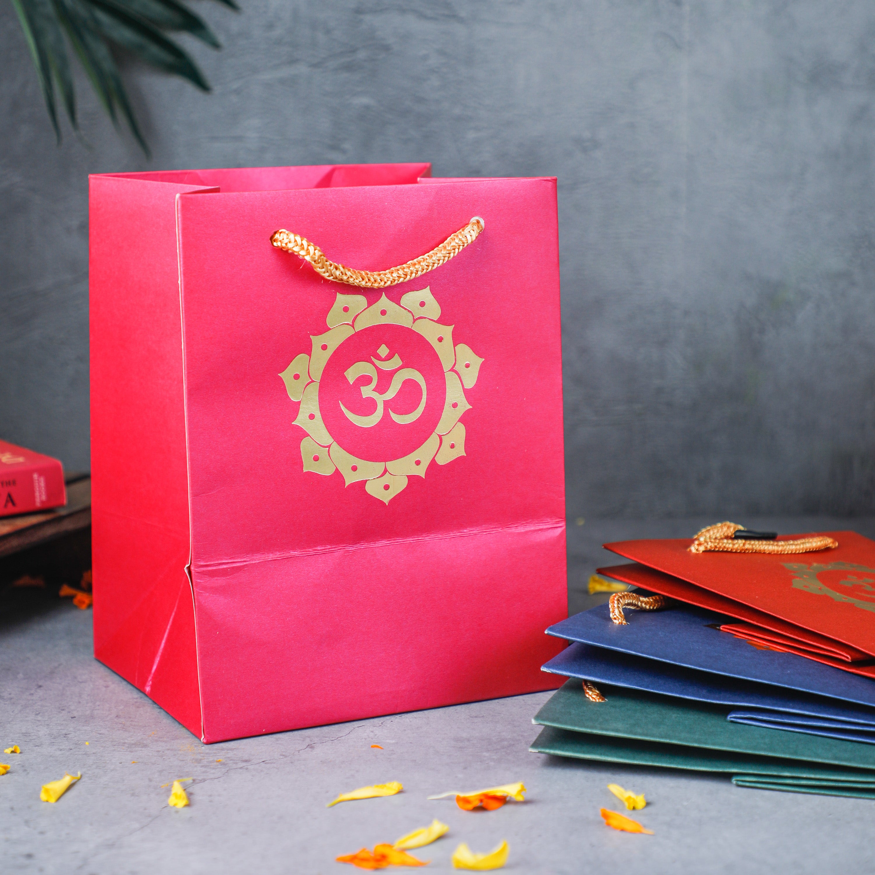 Om Printed Return Gift Bags
