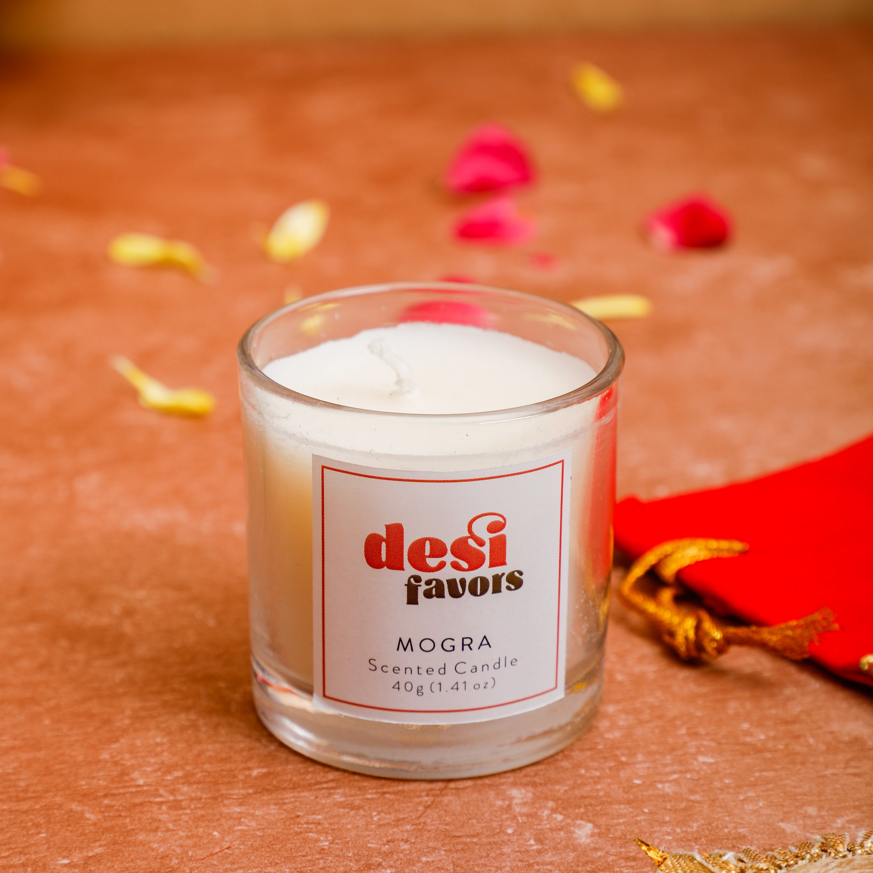 Aromatic Mogra scented candle  