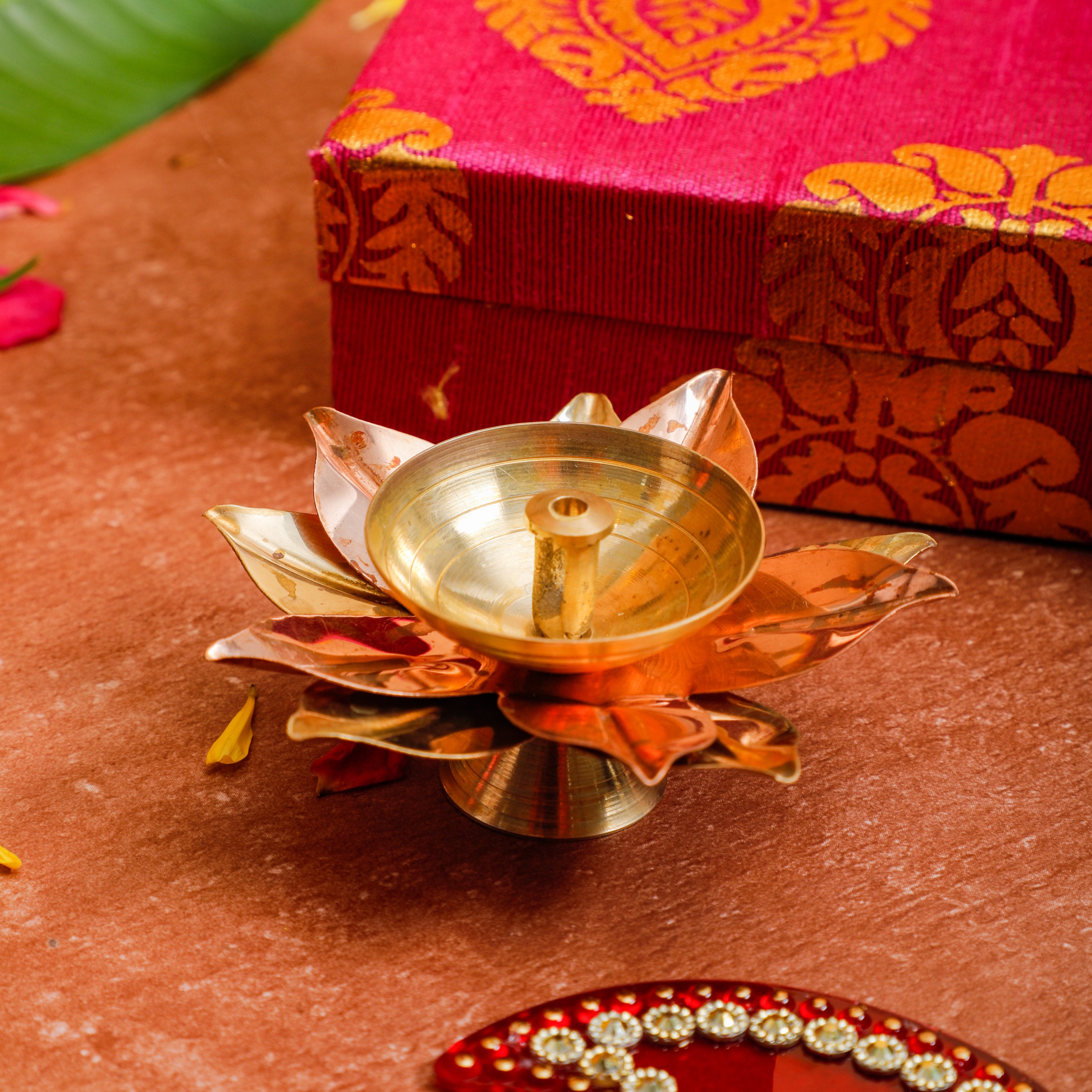 Diwali Deepam- made with pure copper & brass