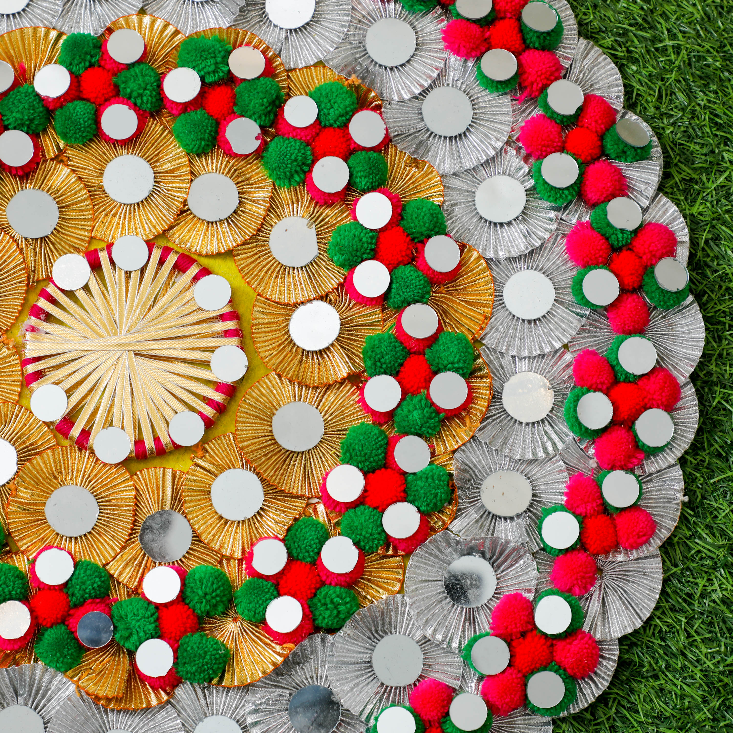 our Rangoli Mat is an ideal choice for diwali decor