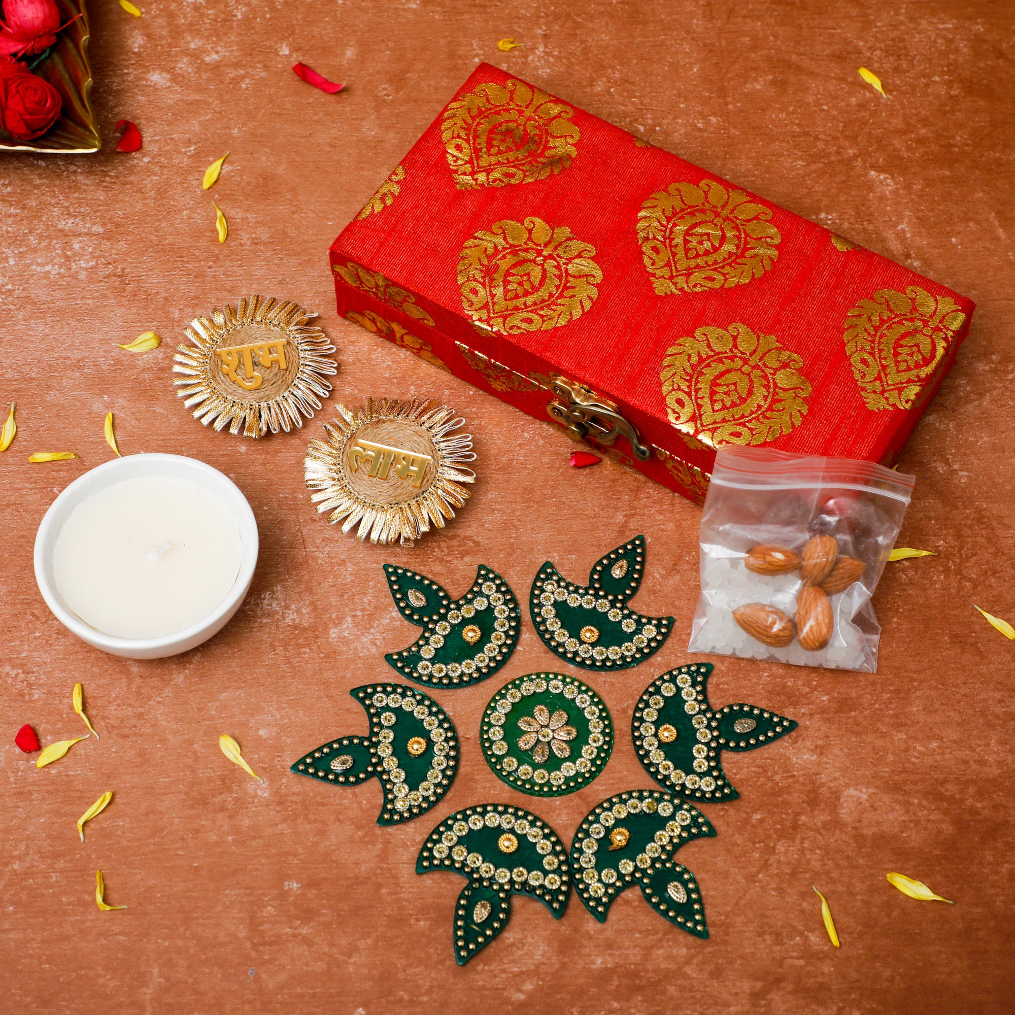 Weekly Rangoli Set Rangoli Glow Festive Diwali Gift Set for Friends/Family in USA