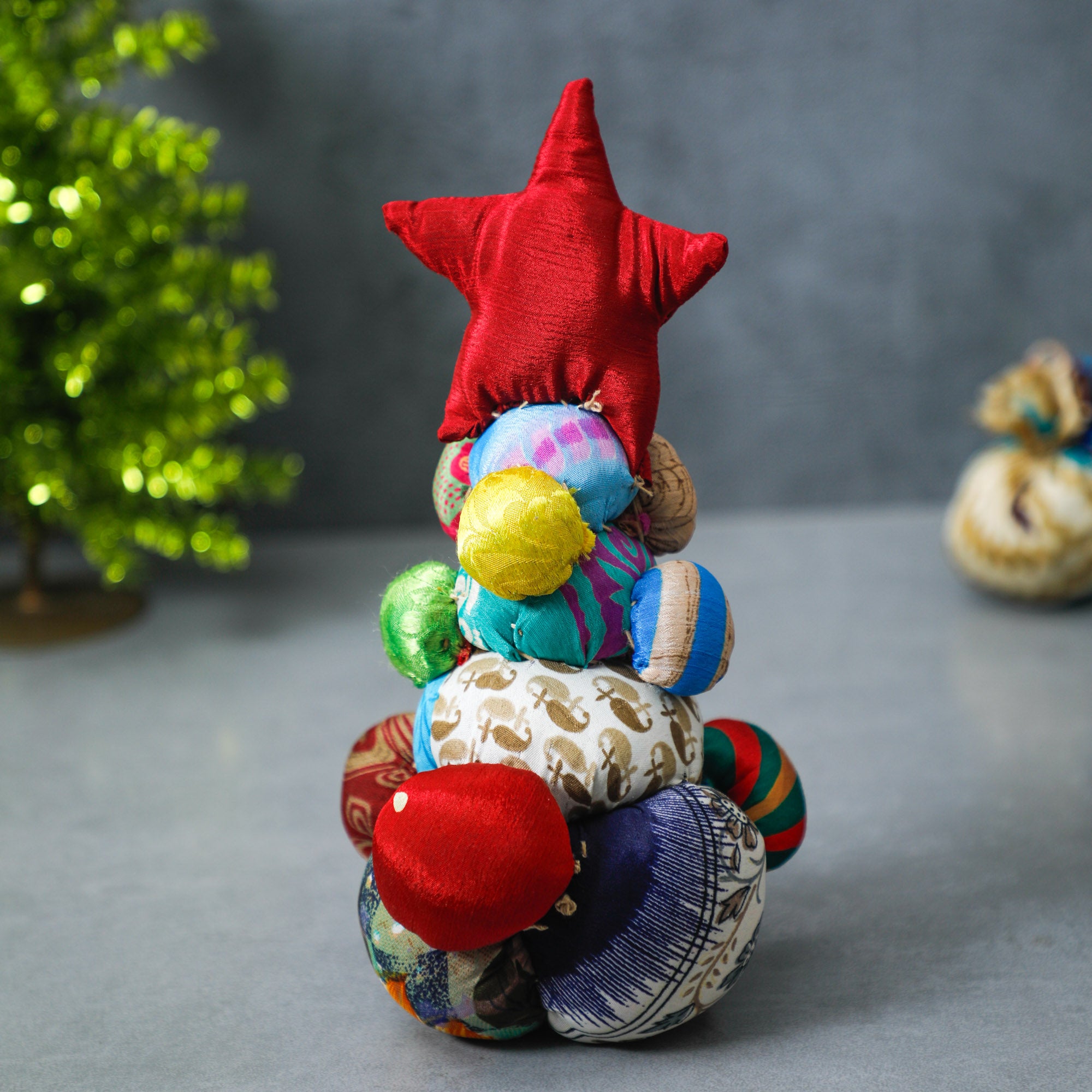 this vibrant masterpiece is crafted with love from 100% recycled fabric