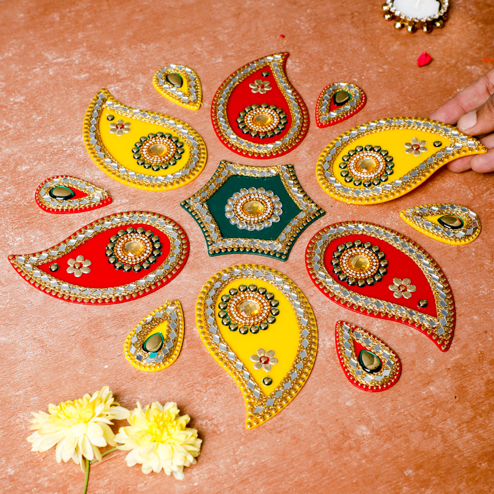 Crafted by Indian artisans from premium acrylic sheet with an antique finish