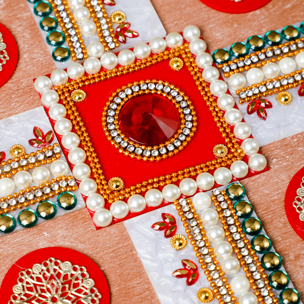 Buy Readymade Swastik Rangoli Online in USA from Desifavors