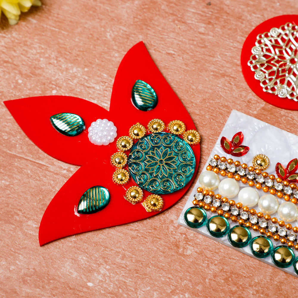 Beautifully designed with pearls, beads and motifs