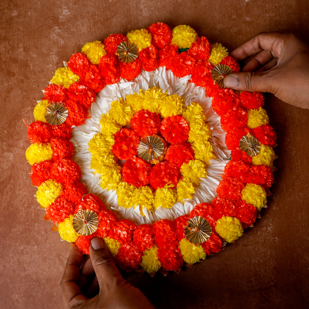 Multipurpose,lightweight reusable Rangoli Mat