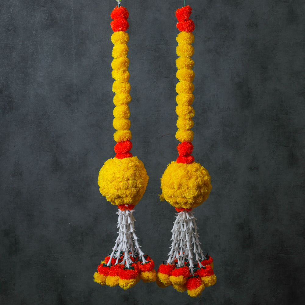 Elevate your decor with the GracefulGlobe Hanging– a charming addition crafted with artificial flowers in vibrant hues