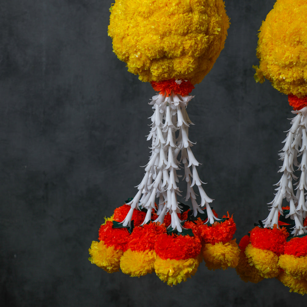 showcasing beautiful lilies at the bottom