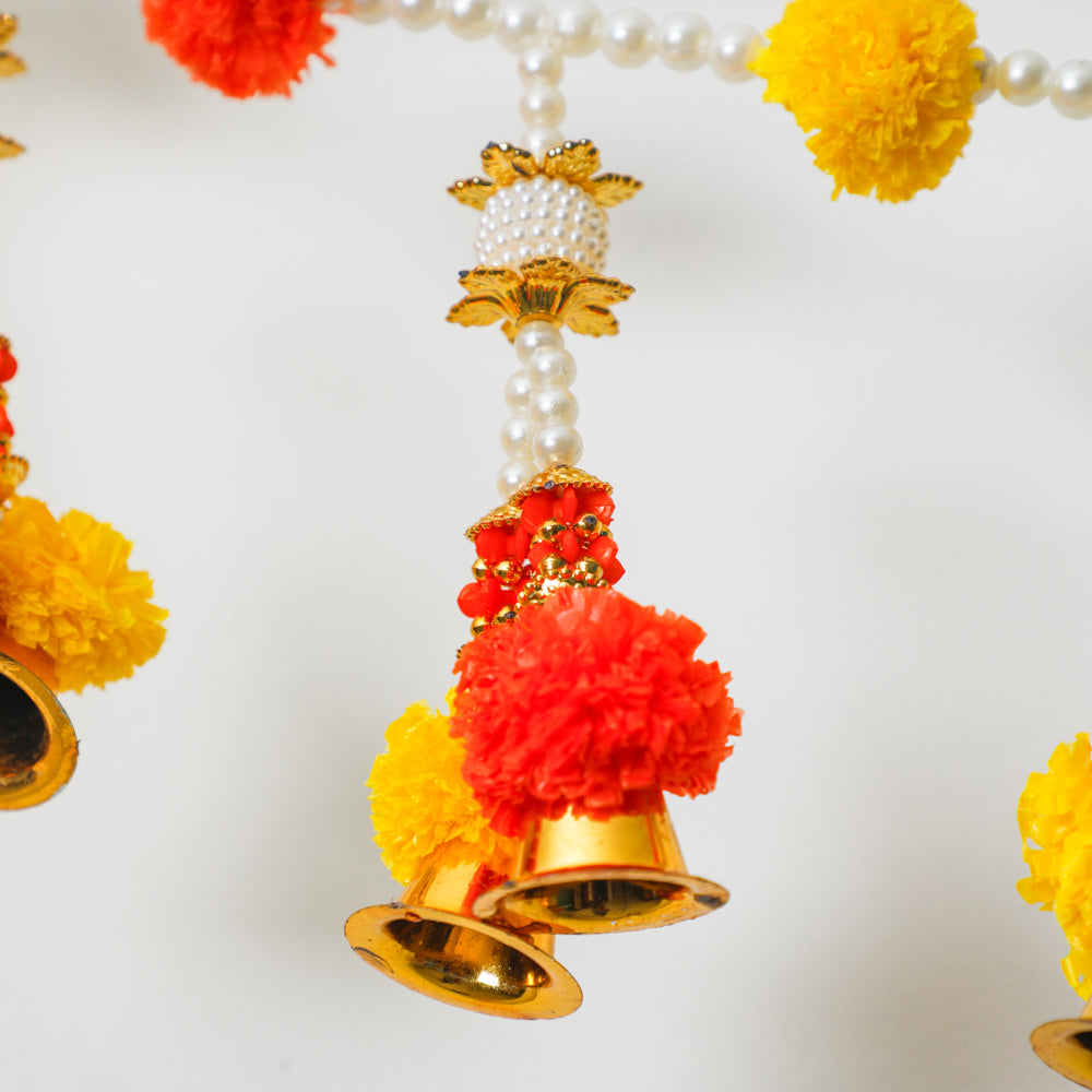 A beautifully crafted hanging string from toran, a perfect masterpiece from Indian artisans.