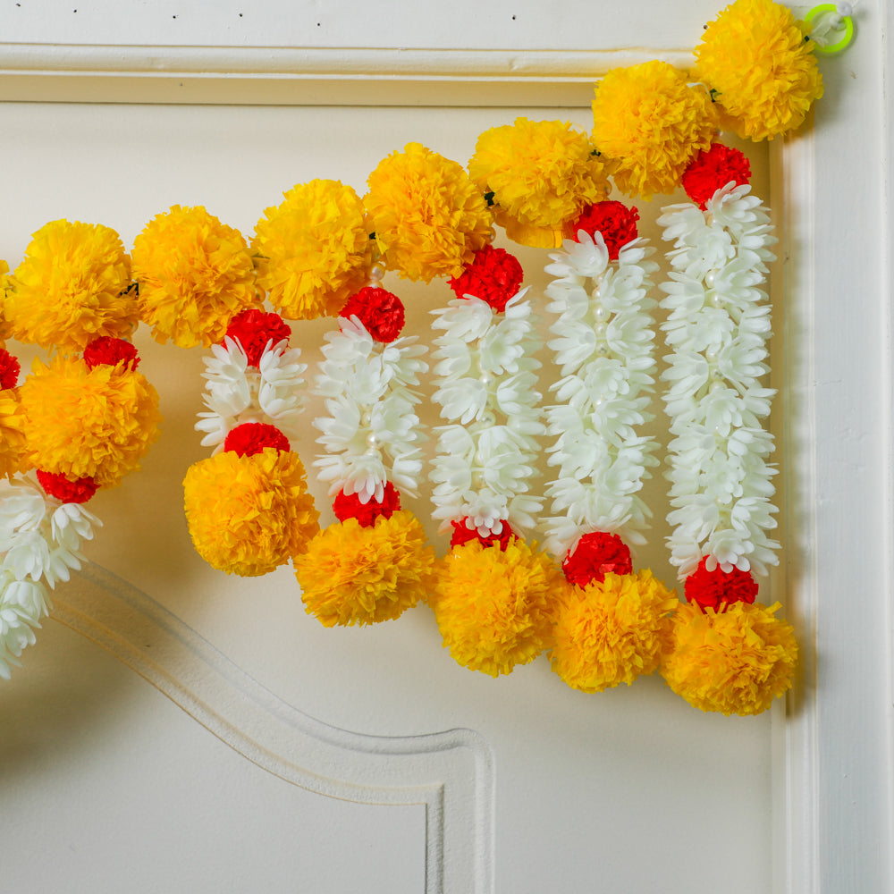 You can use this unique lilly toran designs in home decor, wedding decor.