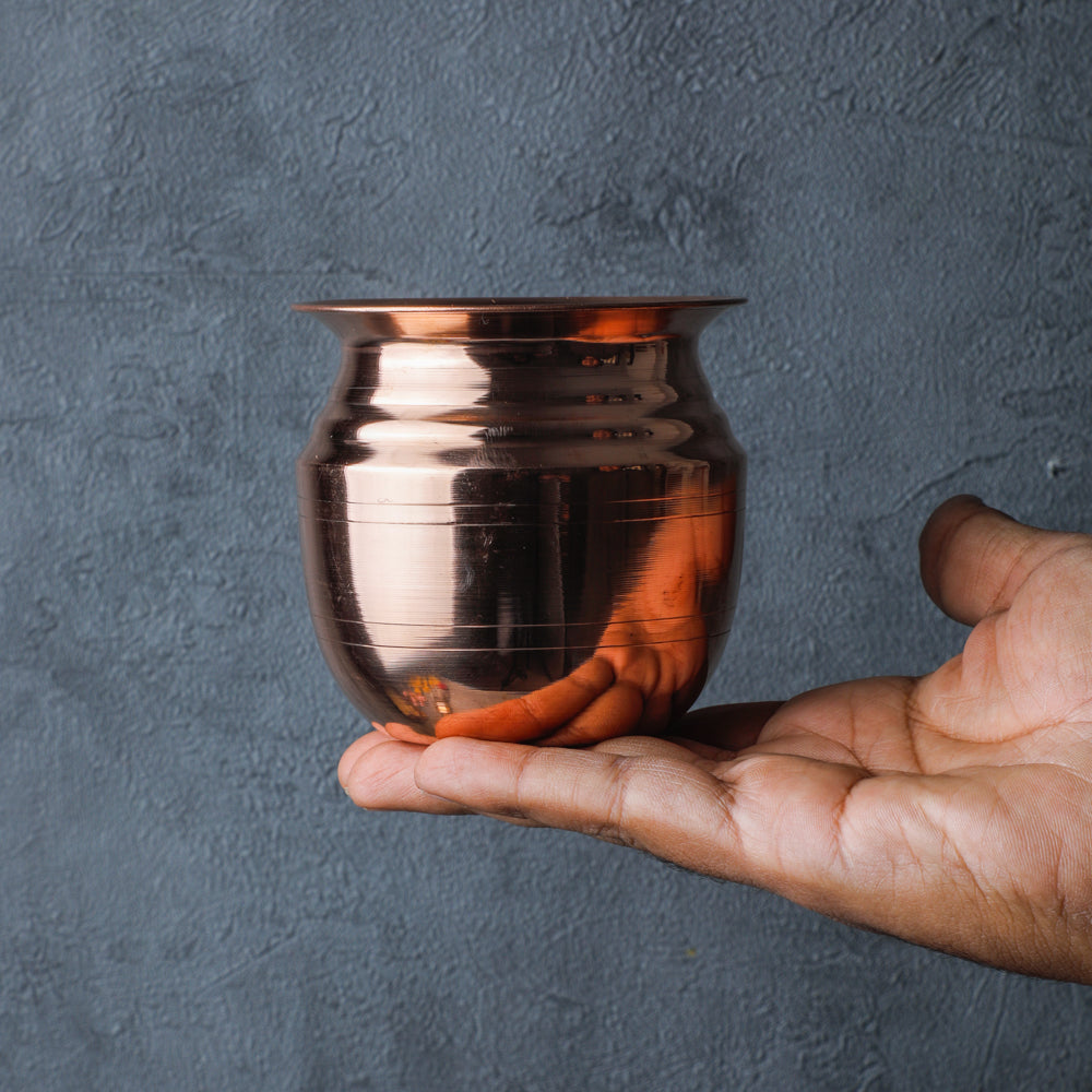 Crafted in pure copper by skilled artisans