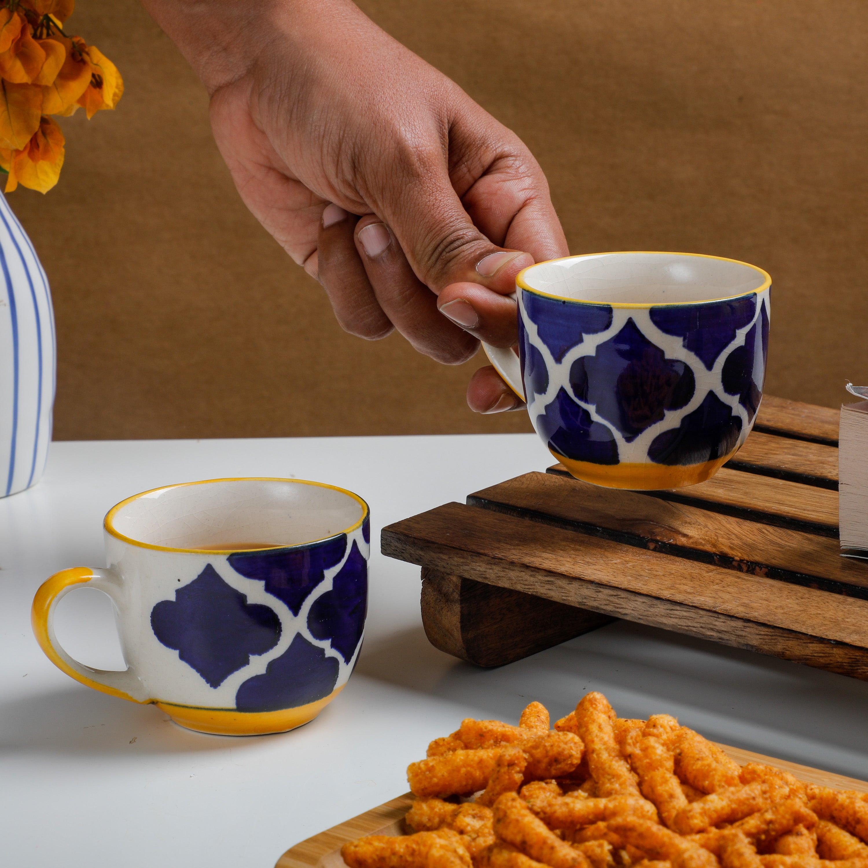 Tea Cup (Moroccan Print)