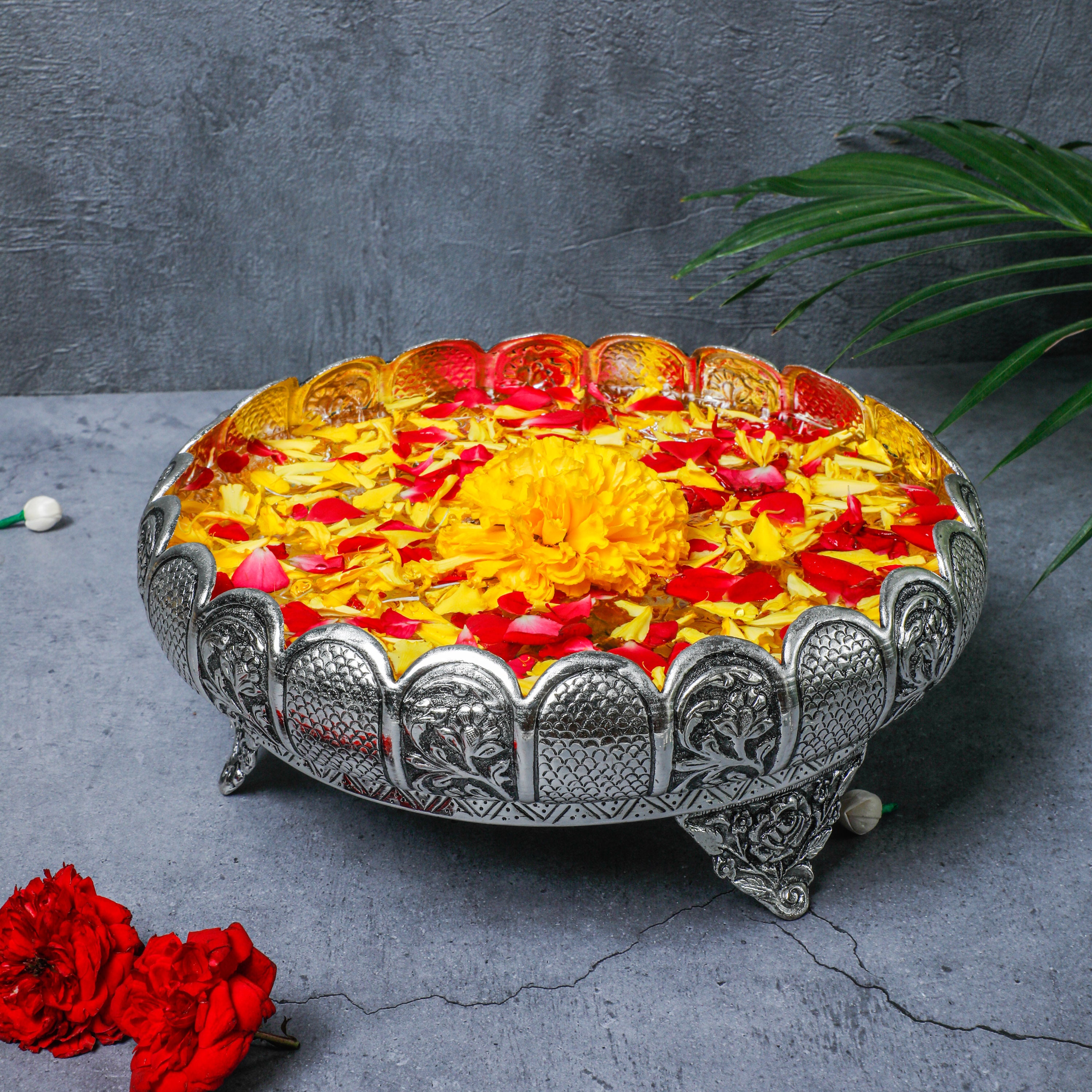 Flower shaped Urli Bowl