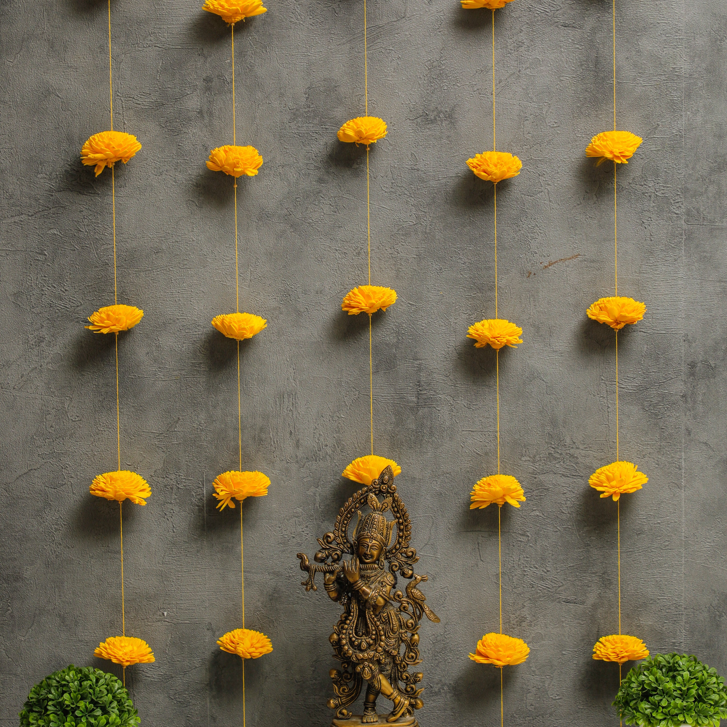 Handmade Yellow Flower Strings