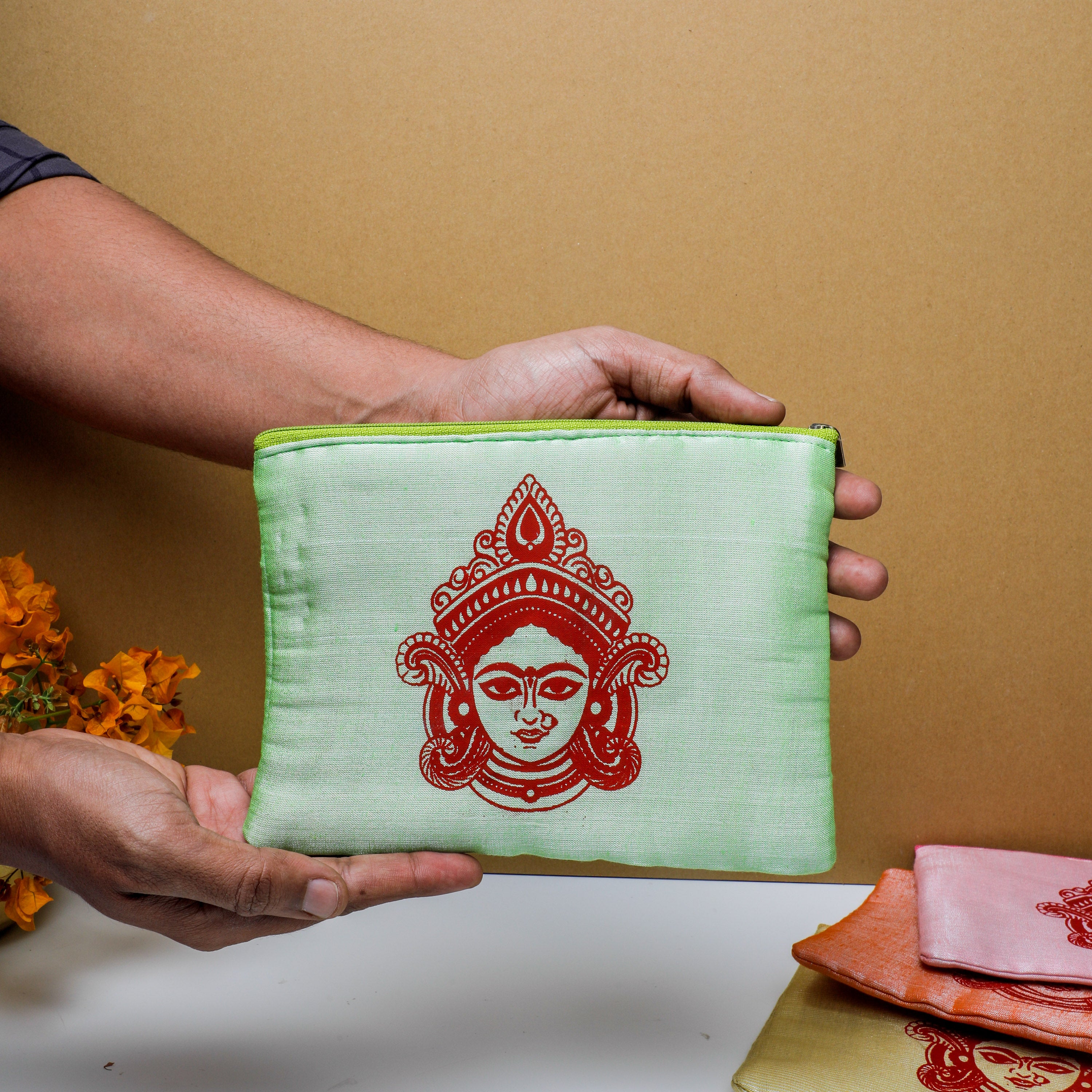 Printed with the divine image of Durgamata on top