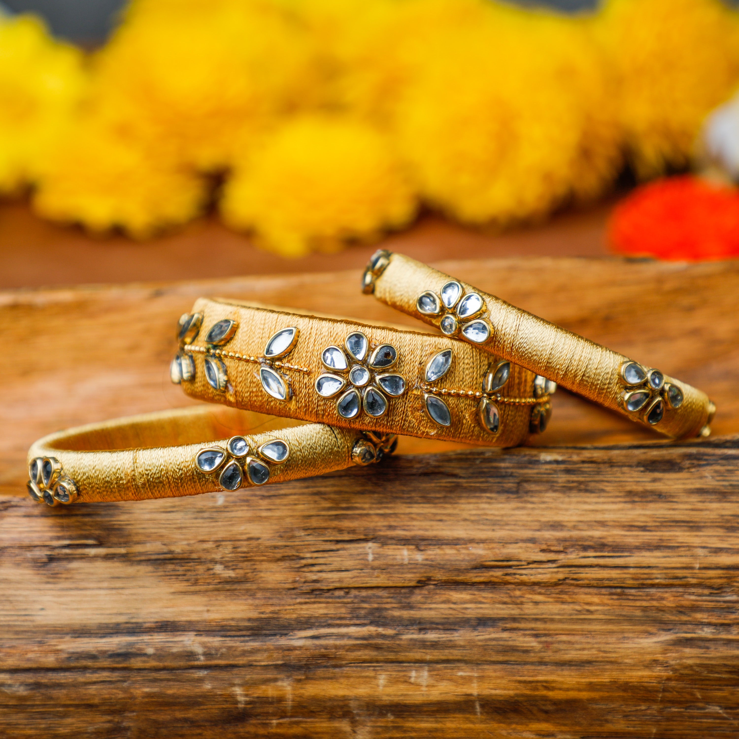 Incredible Antique Gold Bangles Design Nagas Temple Jewellery Kada Bracelets  Online B24818