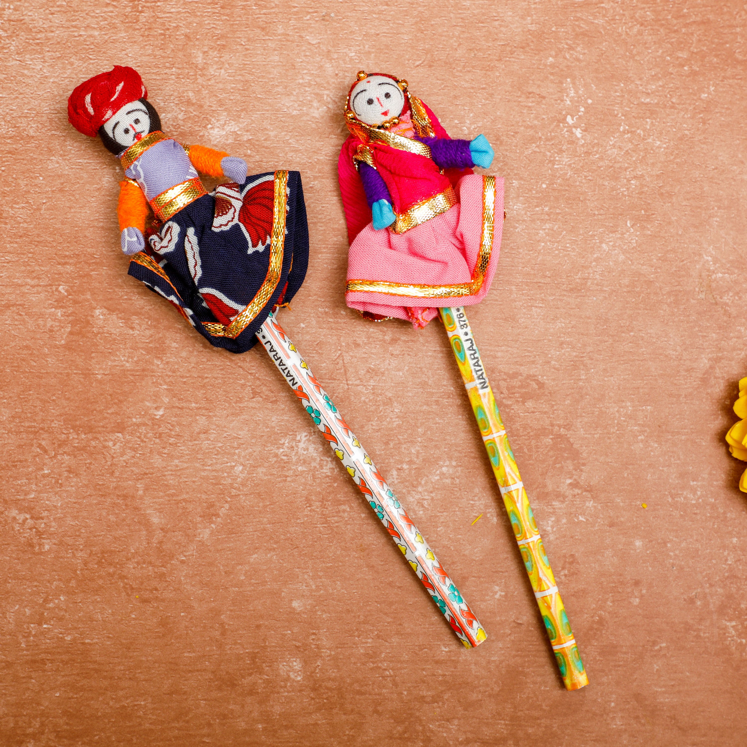 Shop Rajasthani Puppet Pencil for Gifting in USA