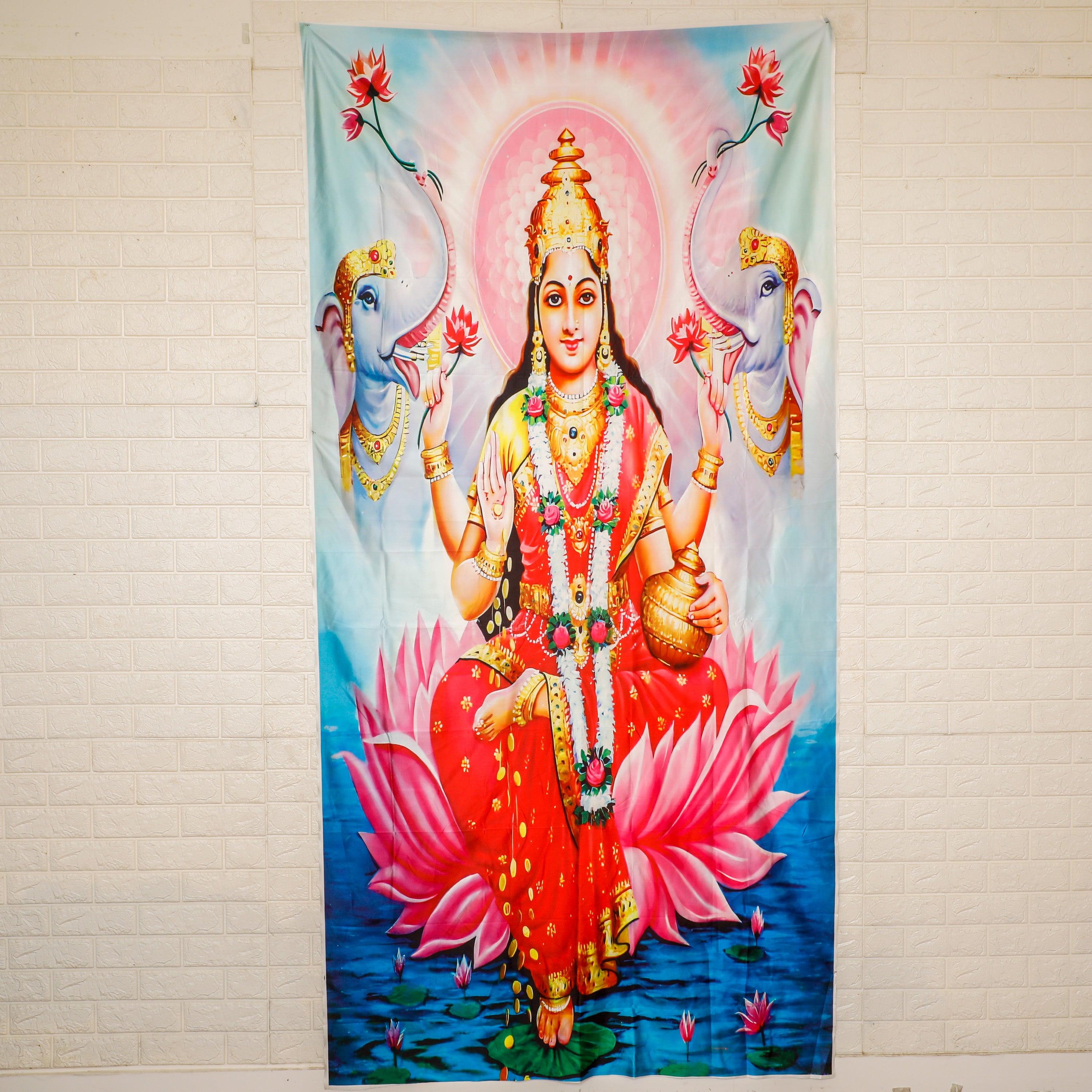 Lakshmi Mata Backdrop Cloth