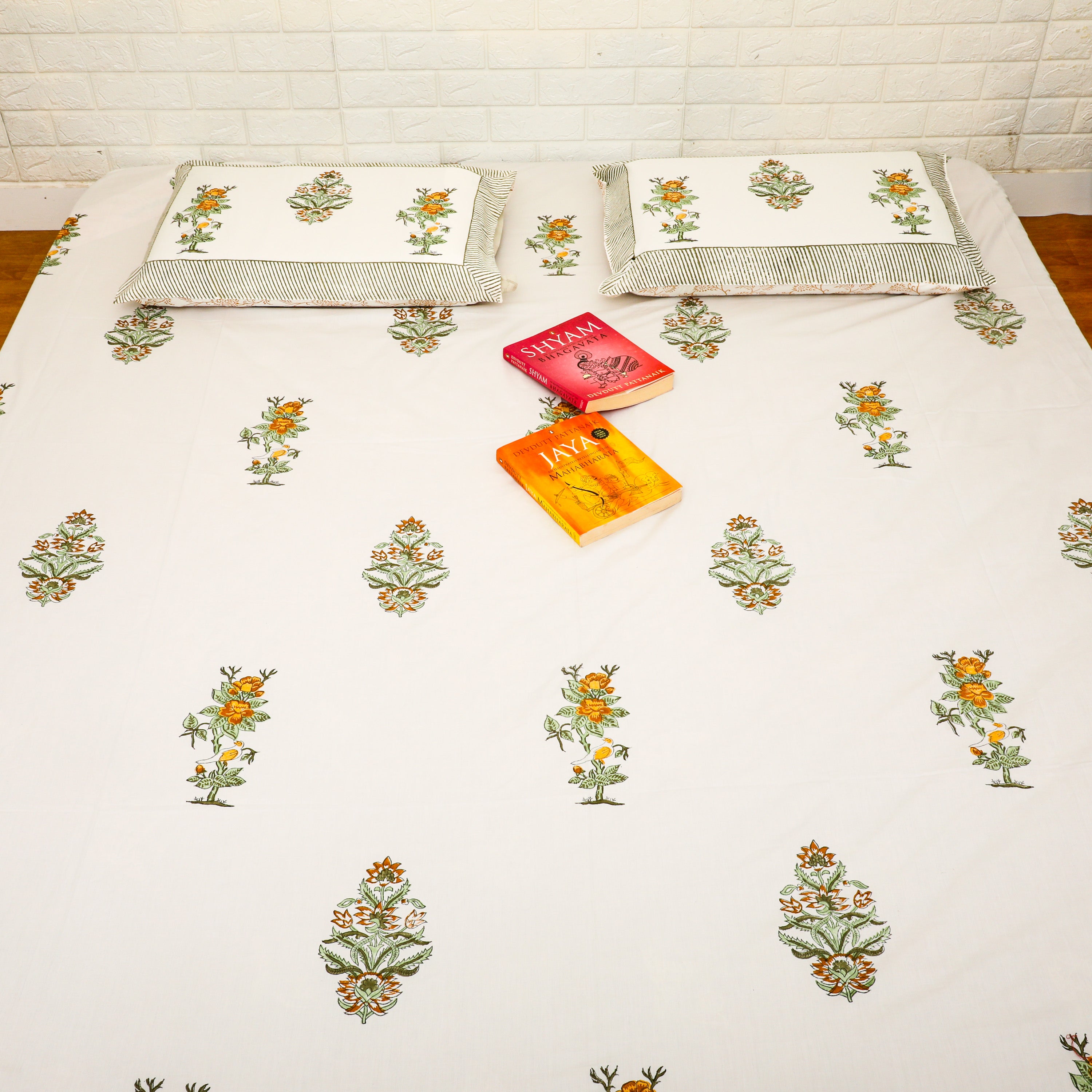 Hand Block Printed Bed Sheets by rural women artisans