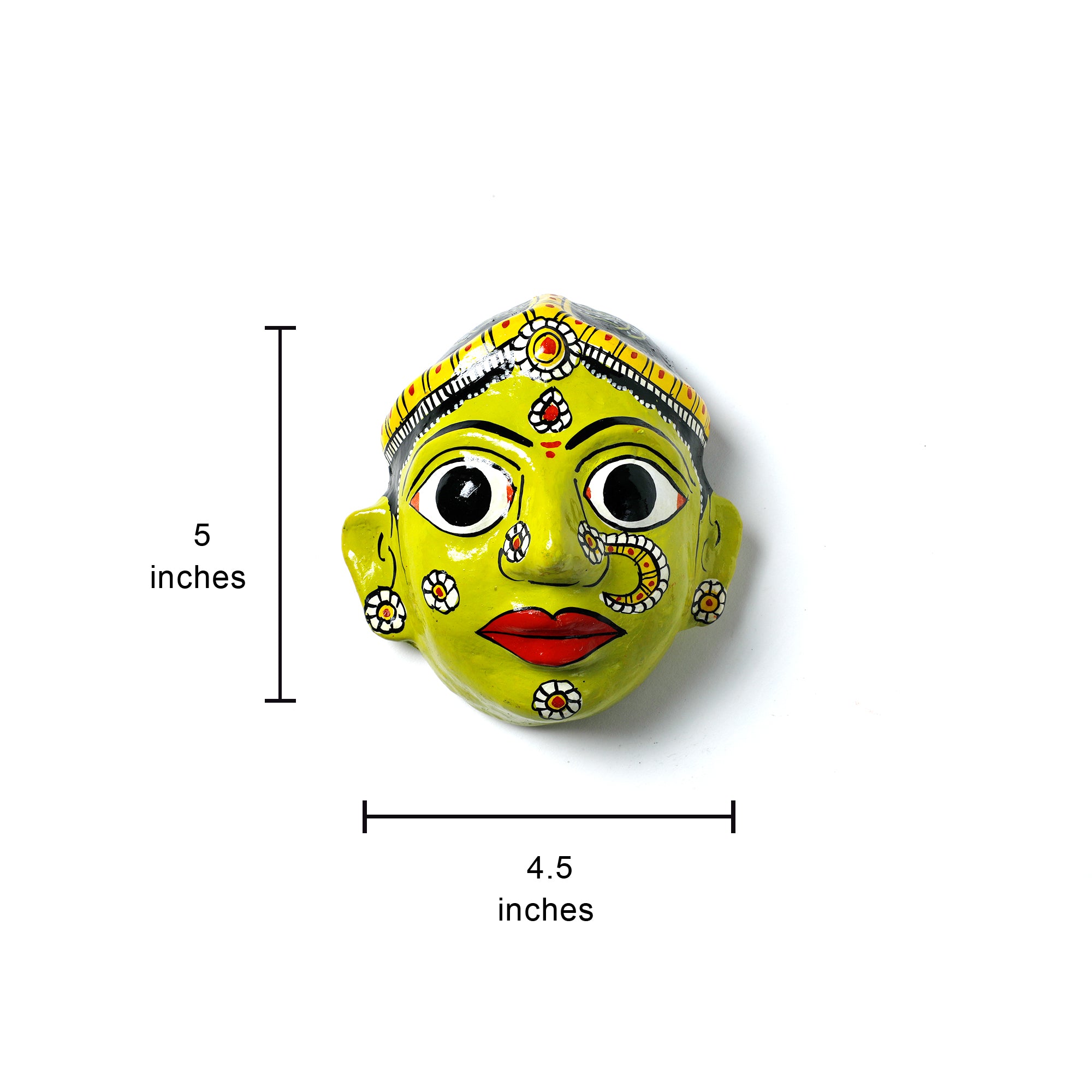 Cheriyal Mask Décor Set - Man and Woman