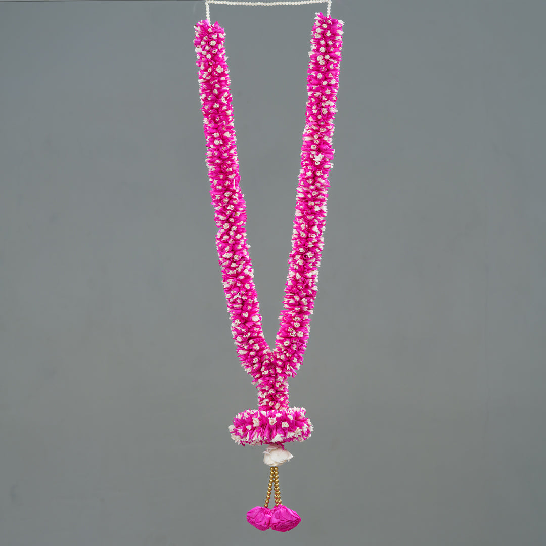 Pink Sola Varmala