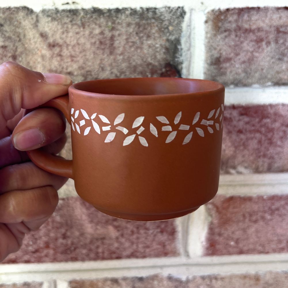 Buy Indian Traditional Muggu Design Coffee Mug from Desifavors