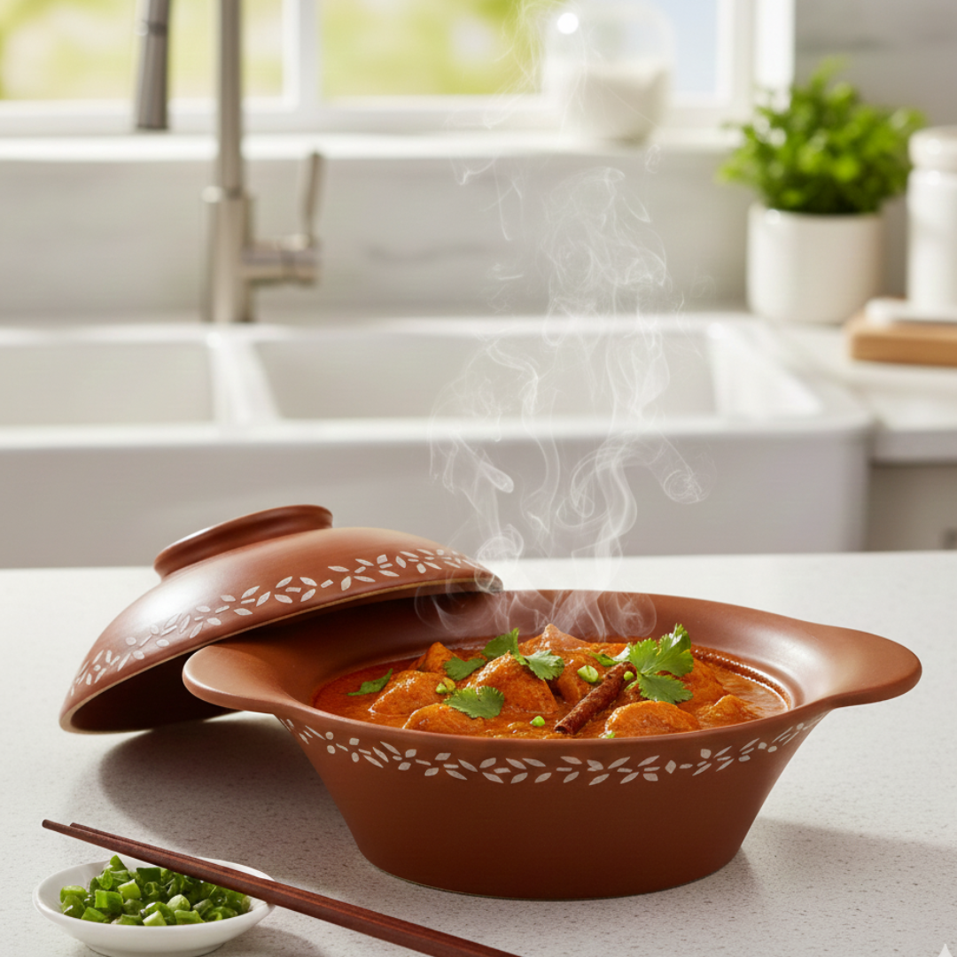 Serving Pot with Lid