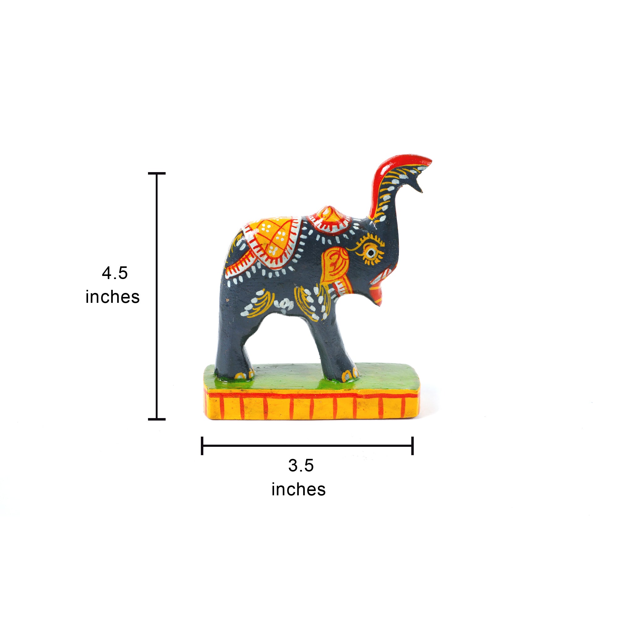 Wooden Elephant Showpiece