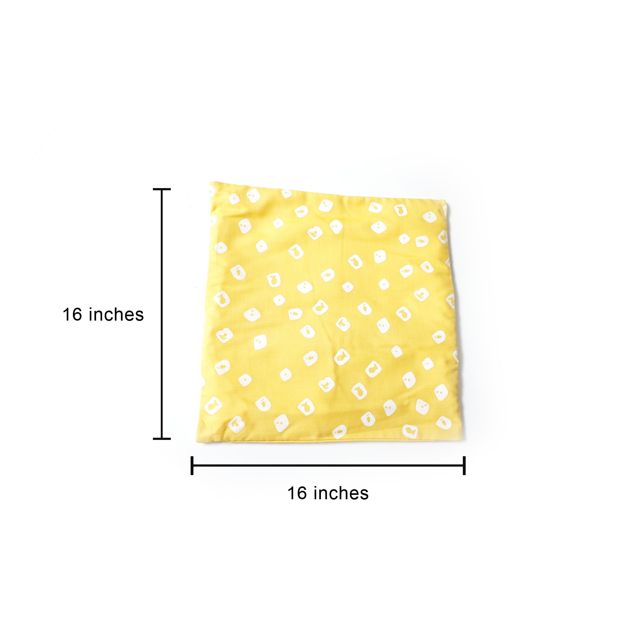 yellow pillow cover