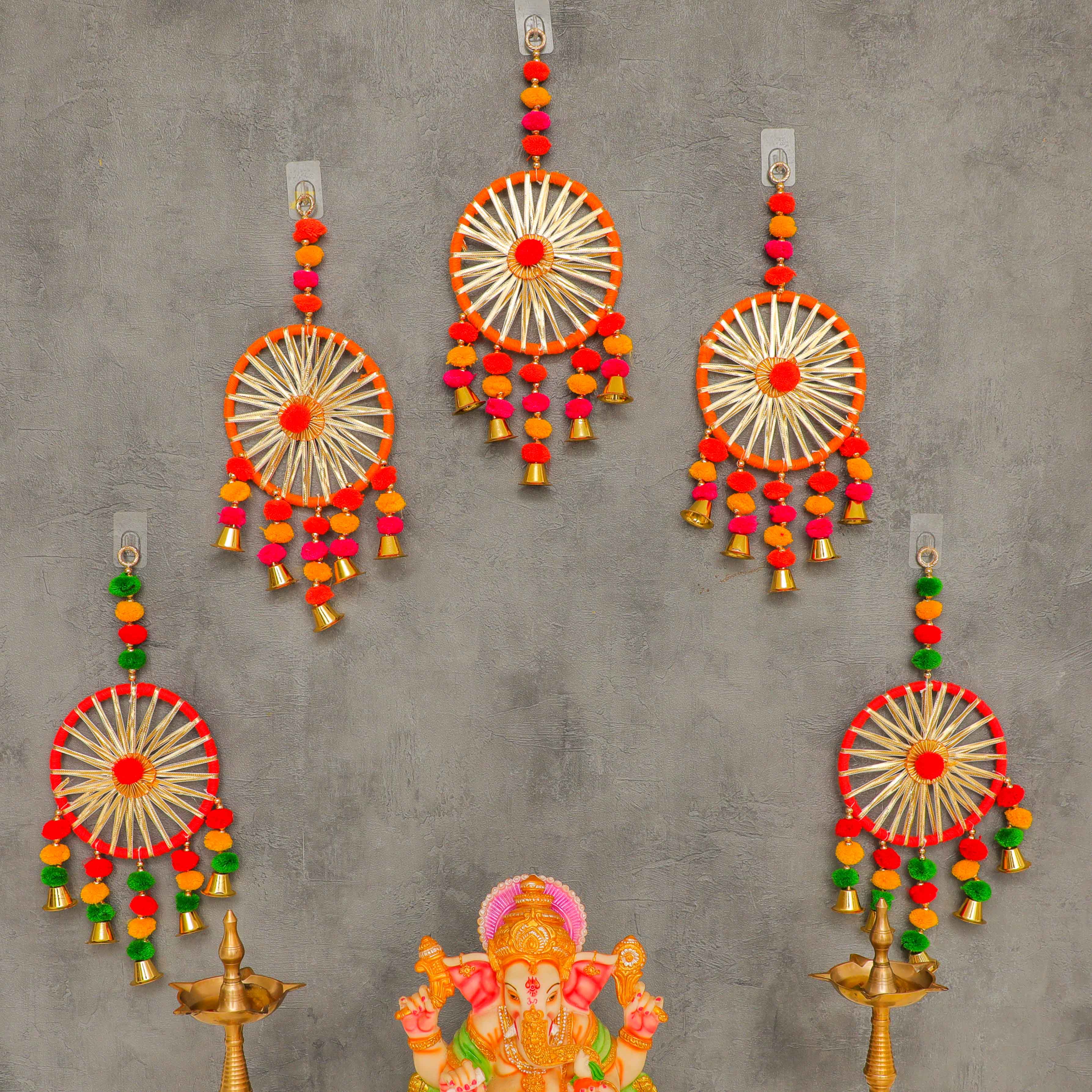 Shop Pom Pom Hanging Decorations from Desifavors in USA & Canada
