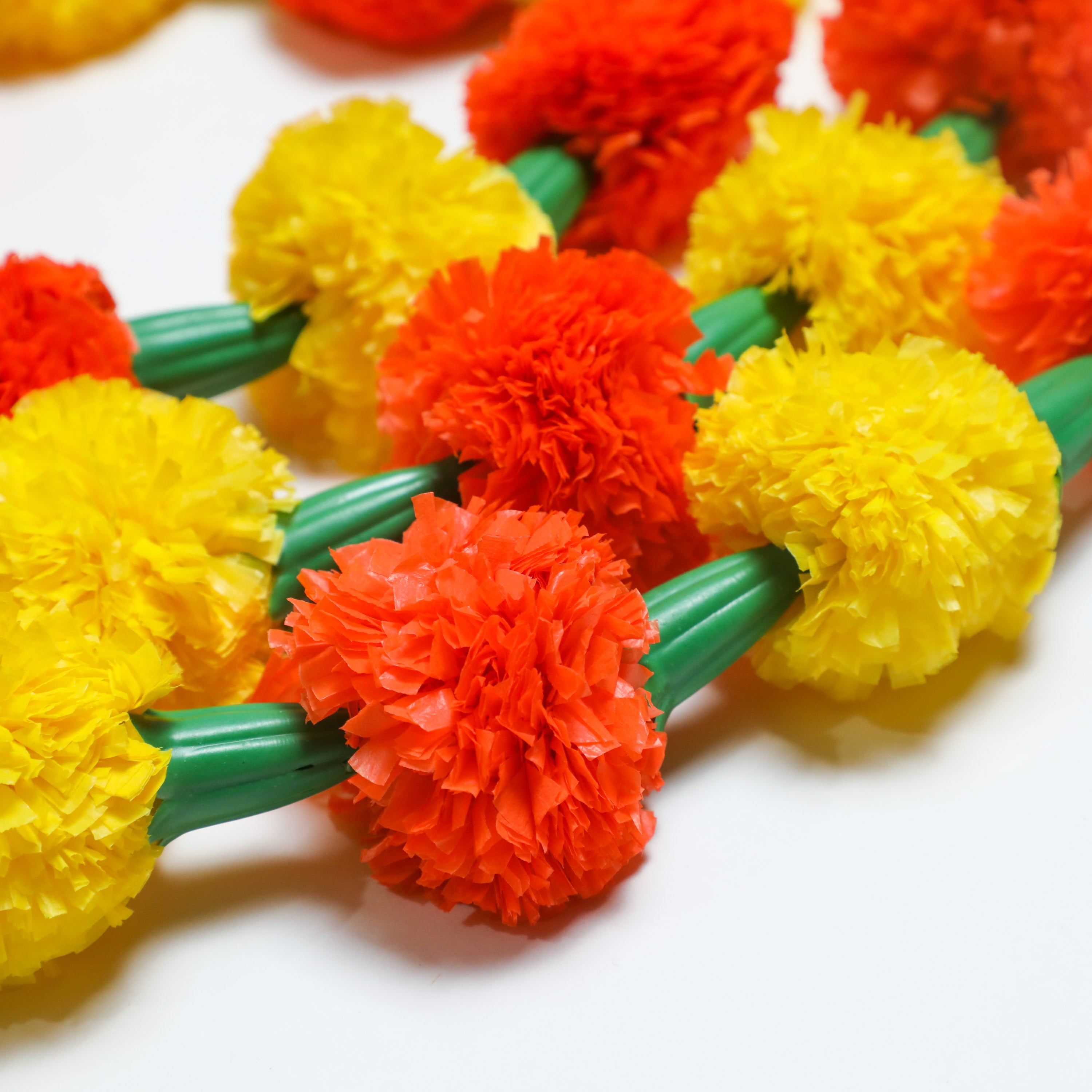 Garlands for background decor in the USA