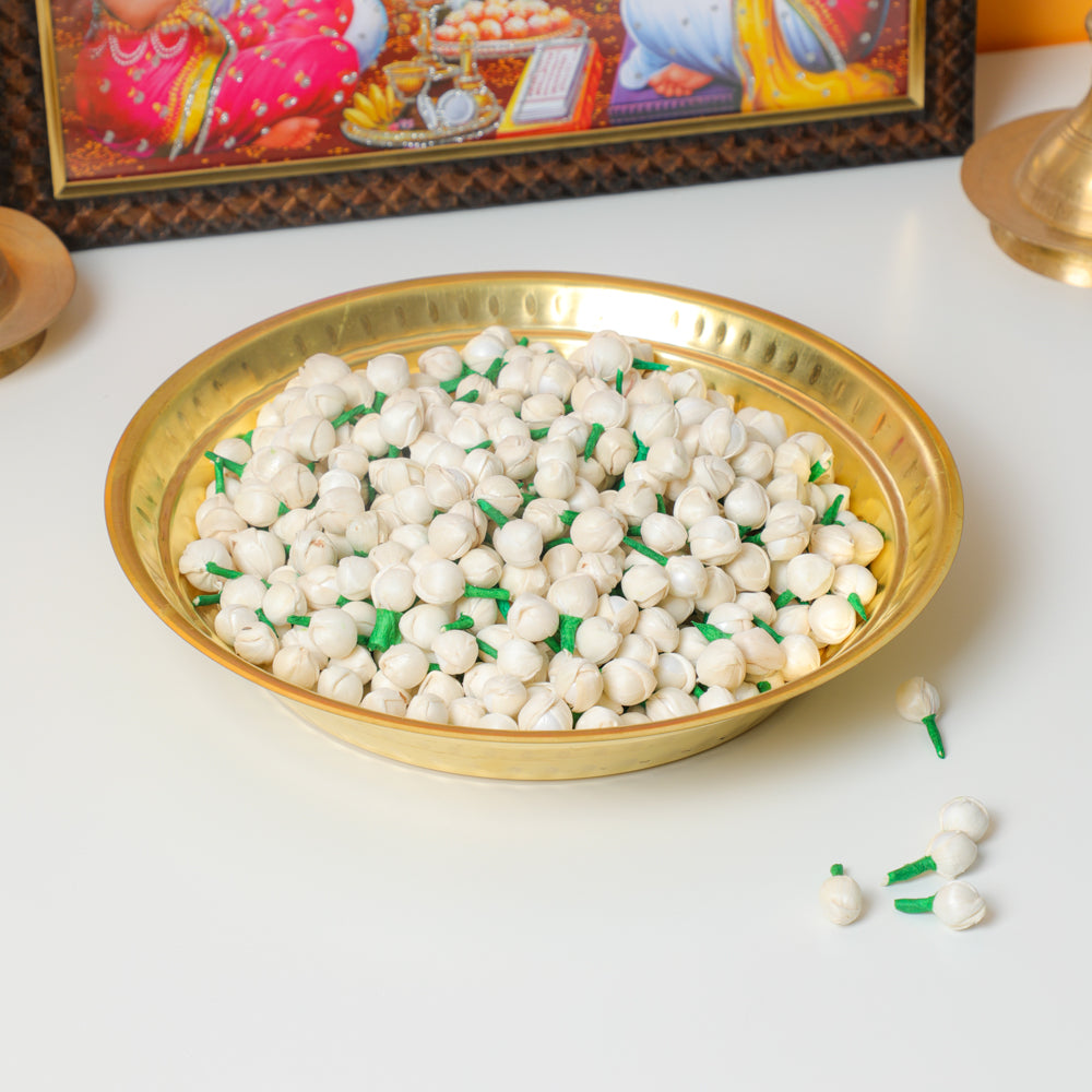 Loose Mogra Flowers for Pooja