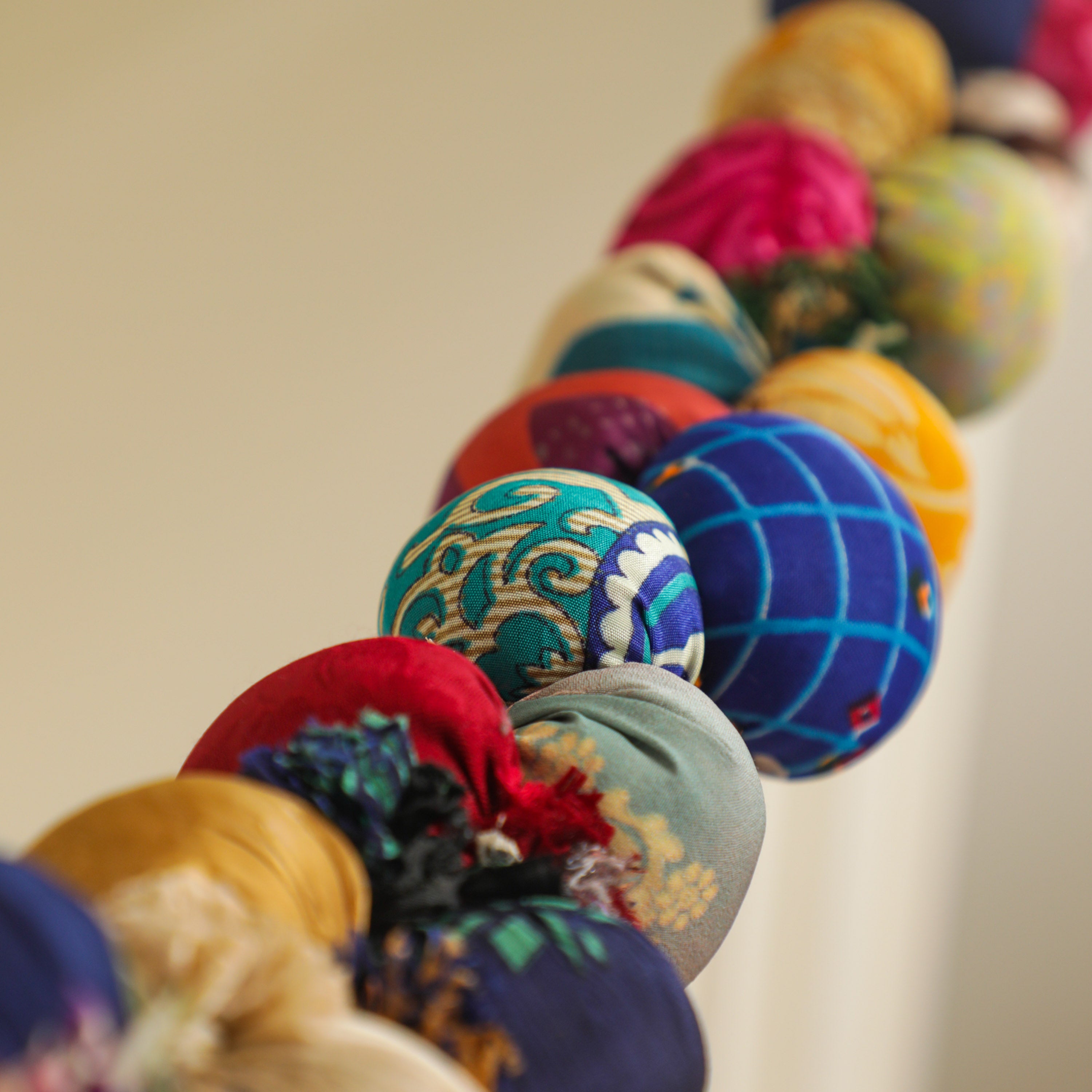 fabric garland banner for christmas decor