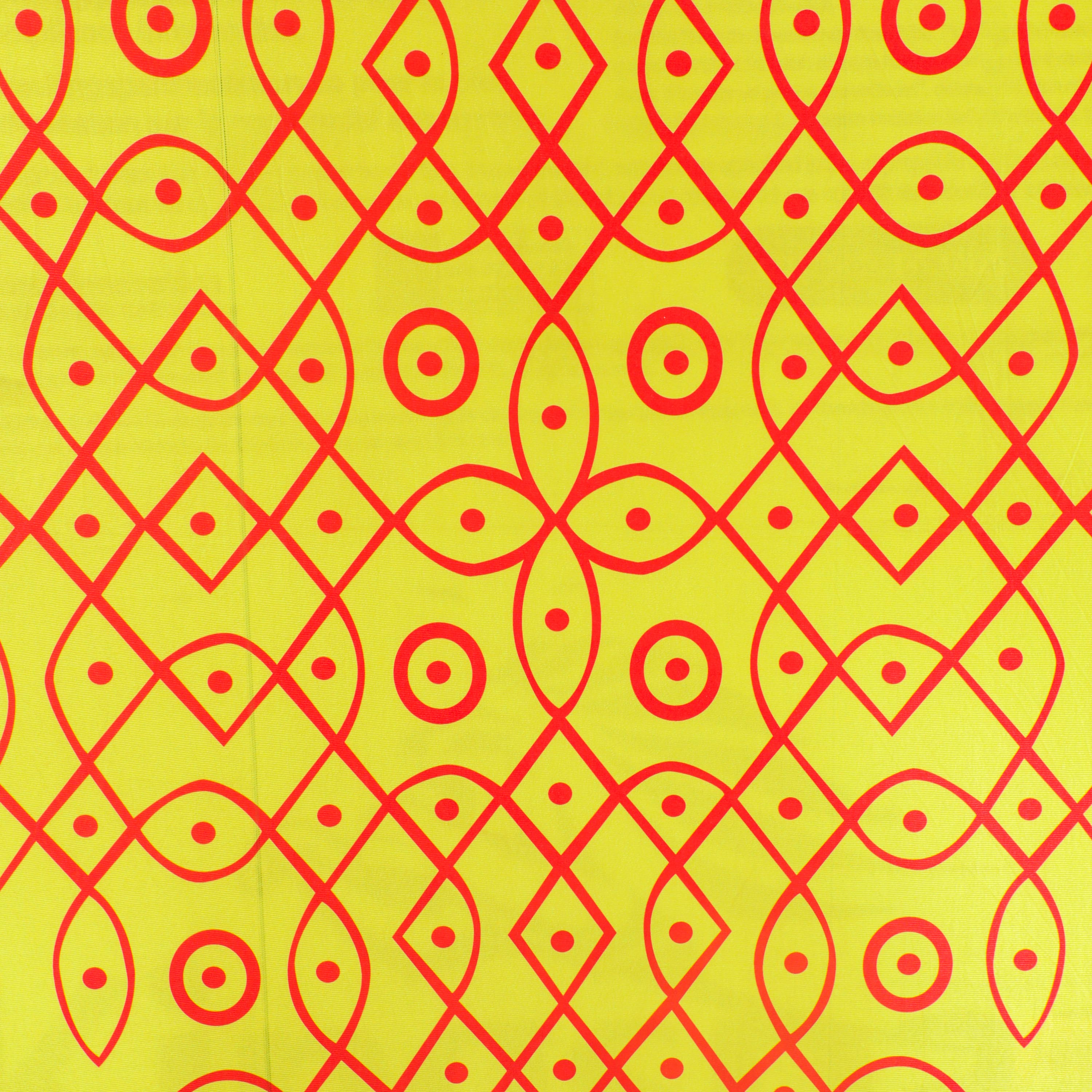 neatly printed kolam design