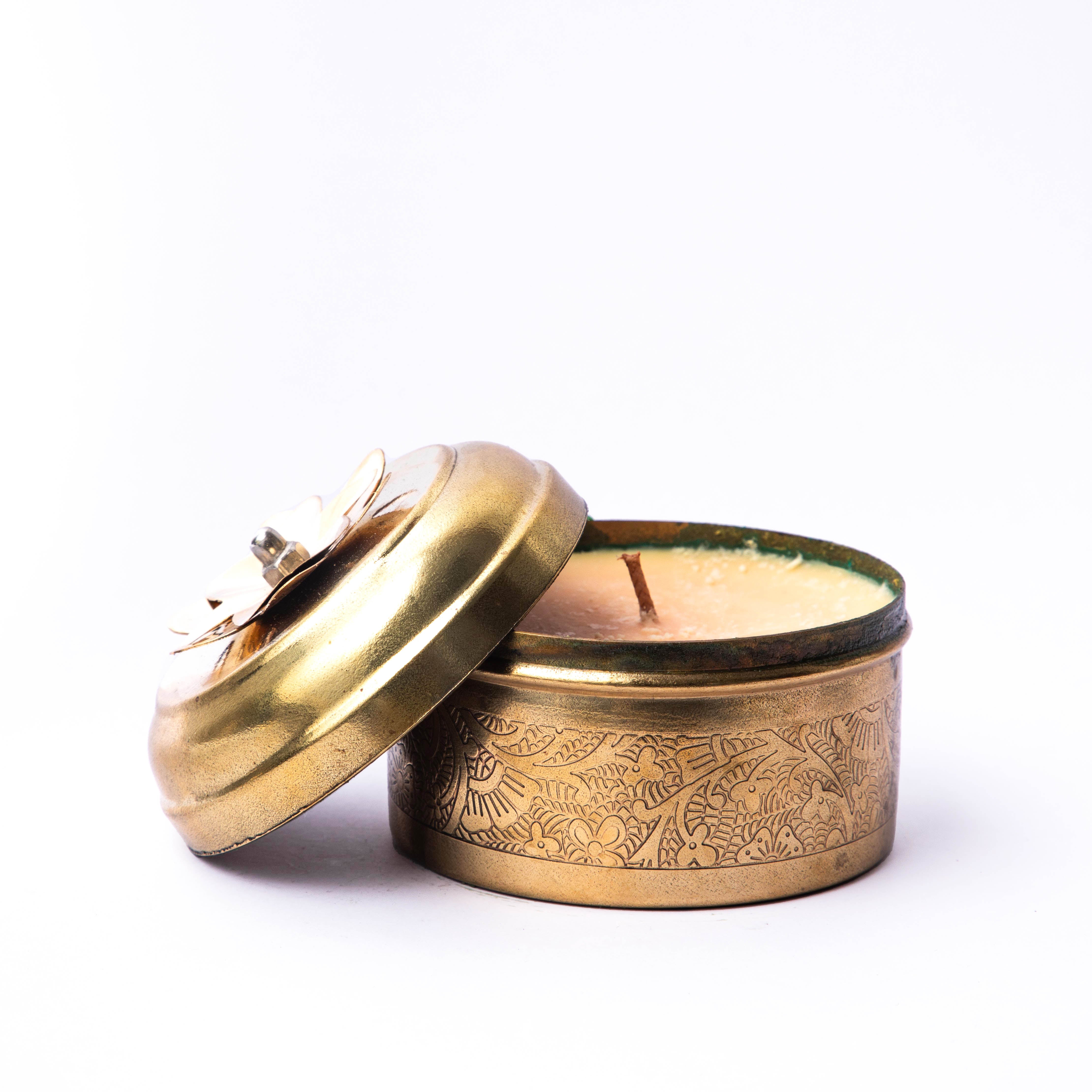 Metal Box Scented Candles for Home decorations