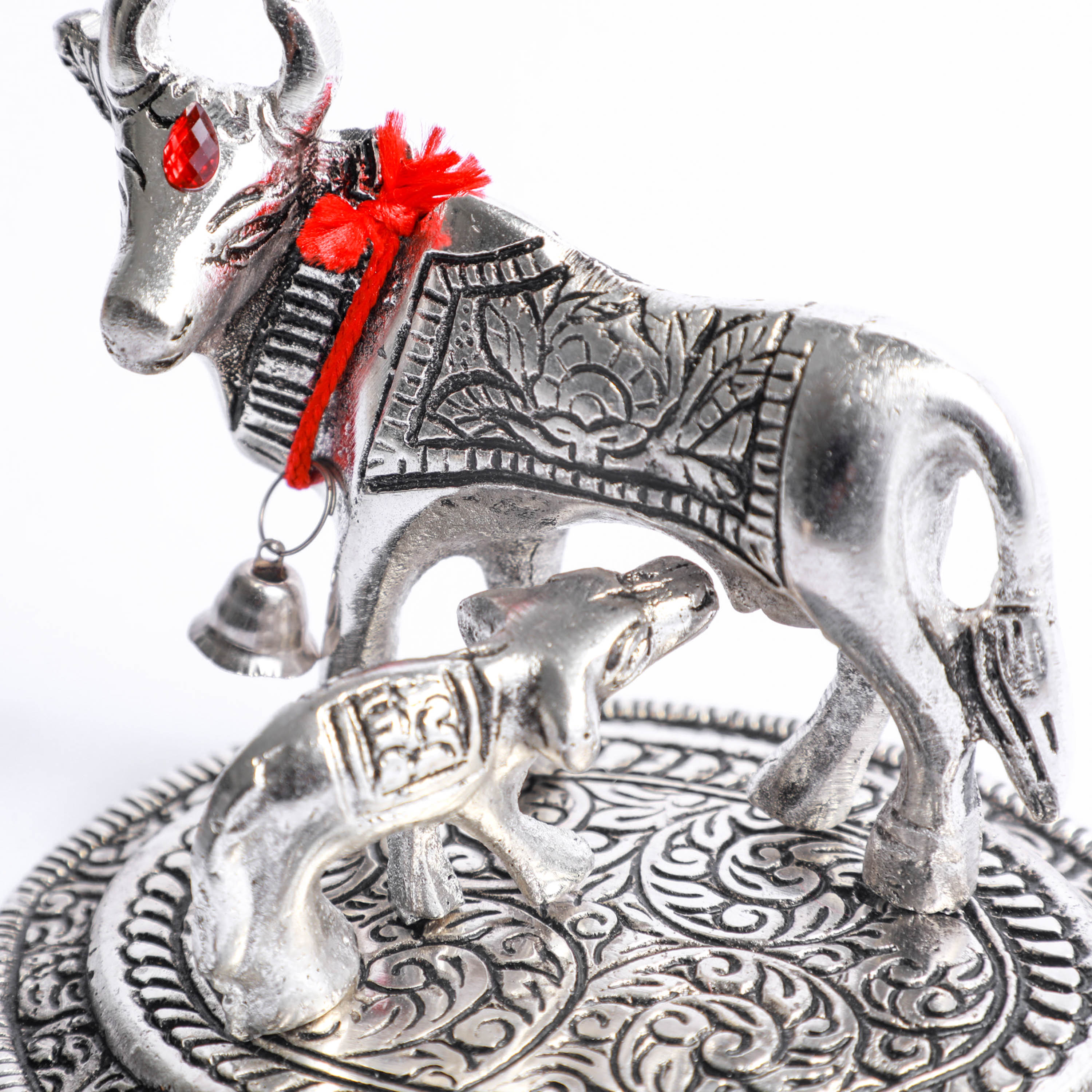 Silver coated metal gifting range for Pooja Rituals