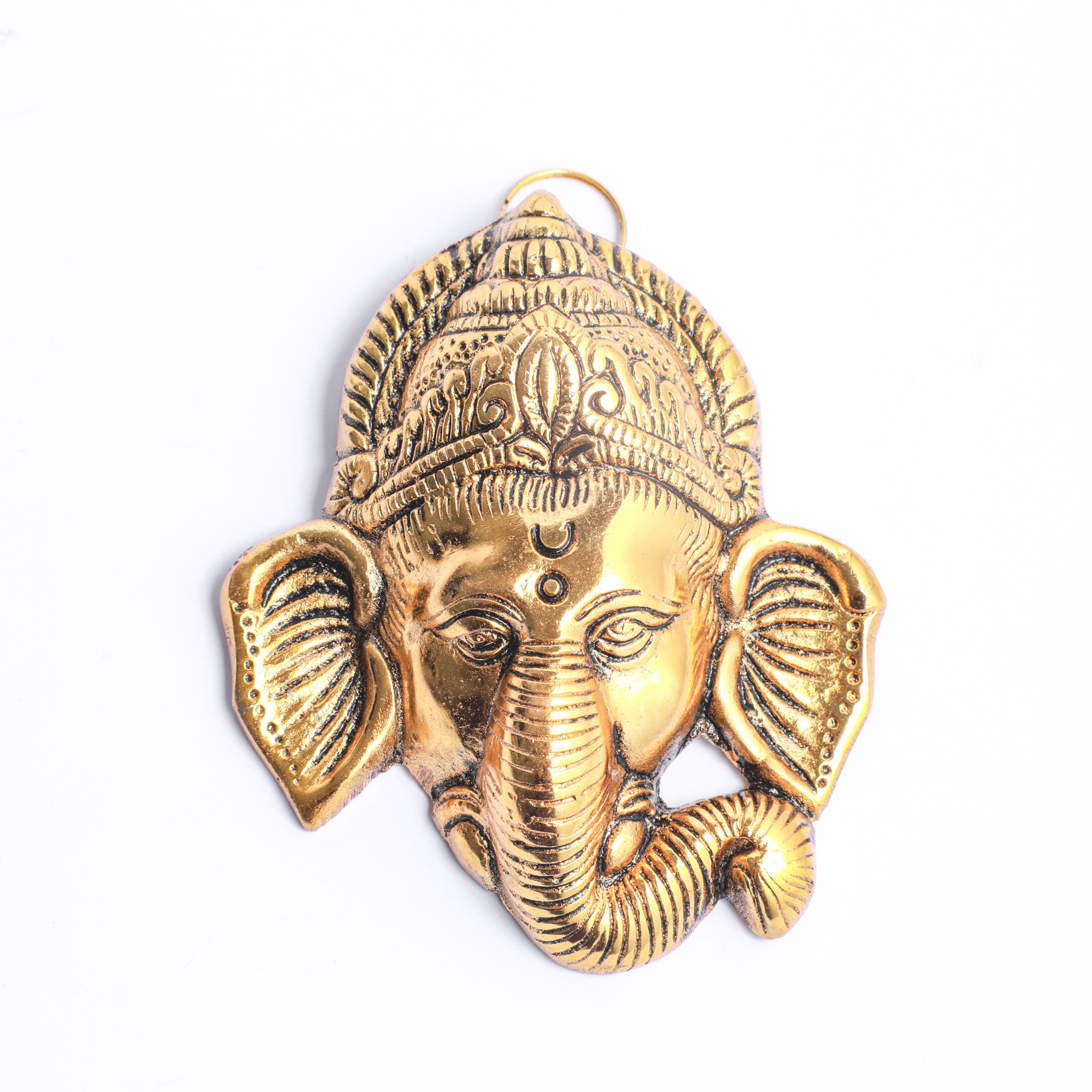 Metal Ganesh Wall hanging for Home/Office Decor in the USA