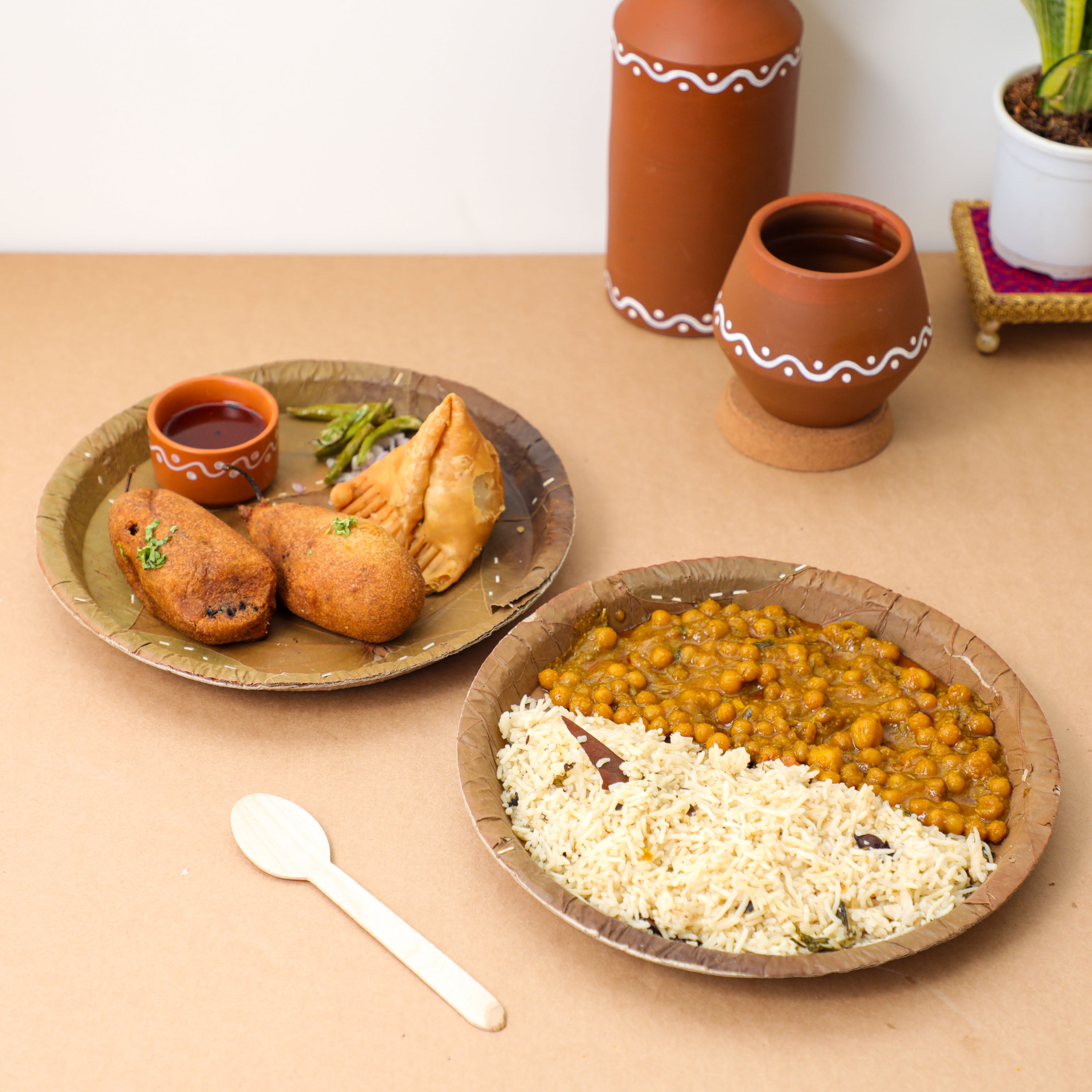 Disposable plates for easy disposal and Indian Ceremonies